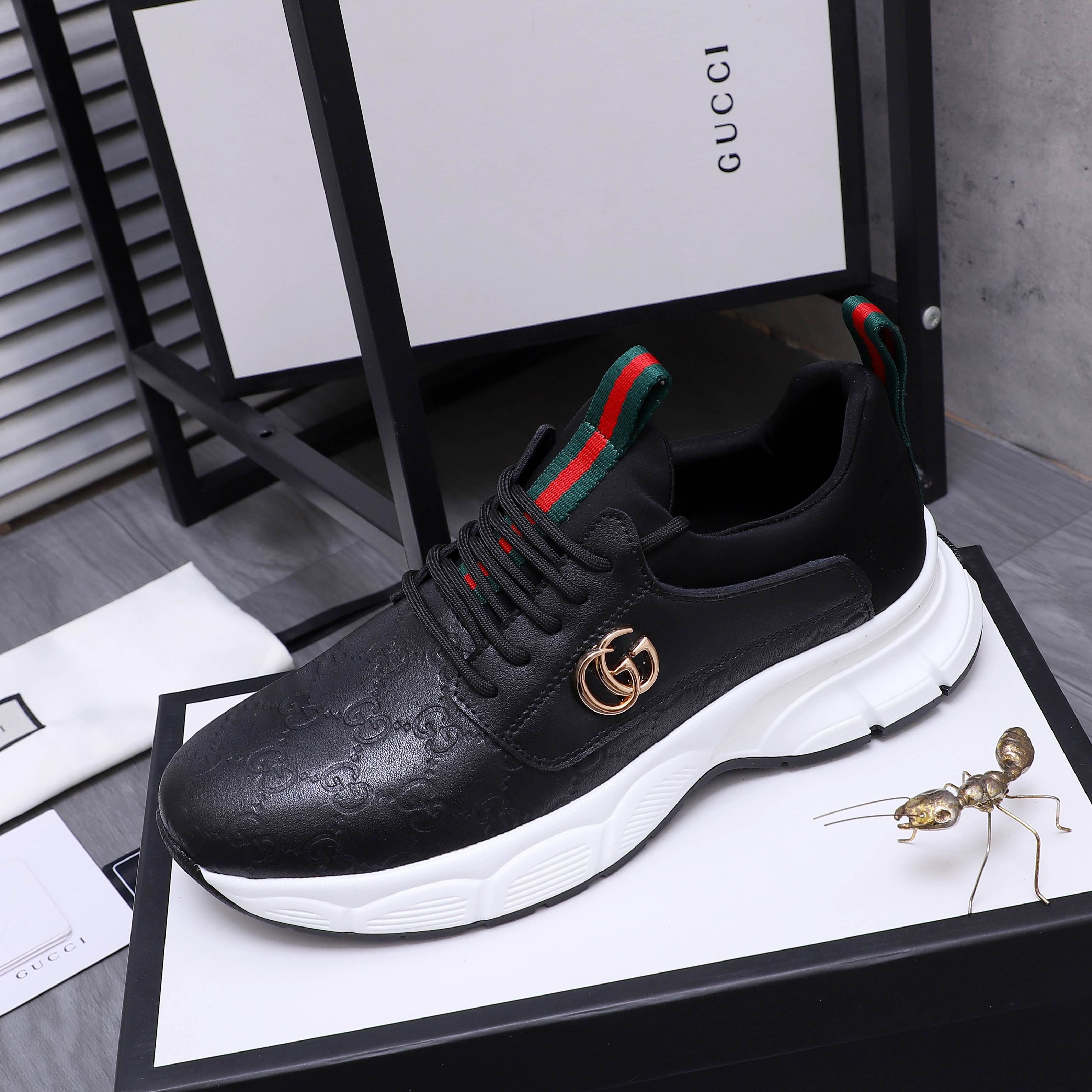 Gucci Men's Leather Sneakers - Stylish Comfort, Sizes 38-44 6 a1744452935296 2675