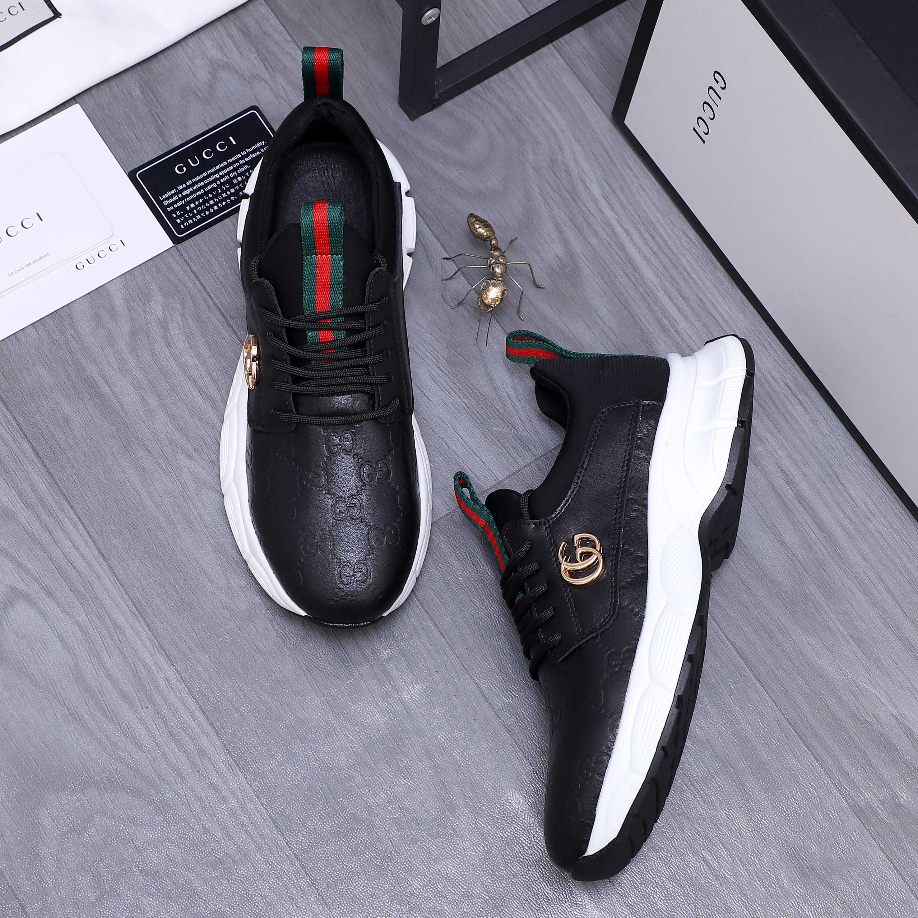 Gucci Men's Leather Sneakers - Stylish Comfort, Sizes 38-44 5 a1744452935496 7301