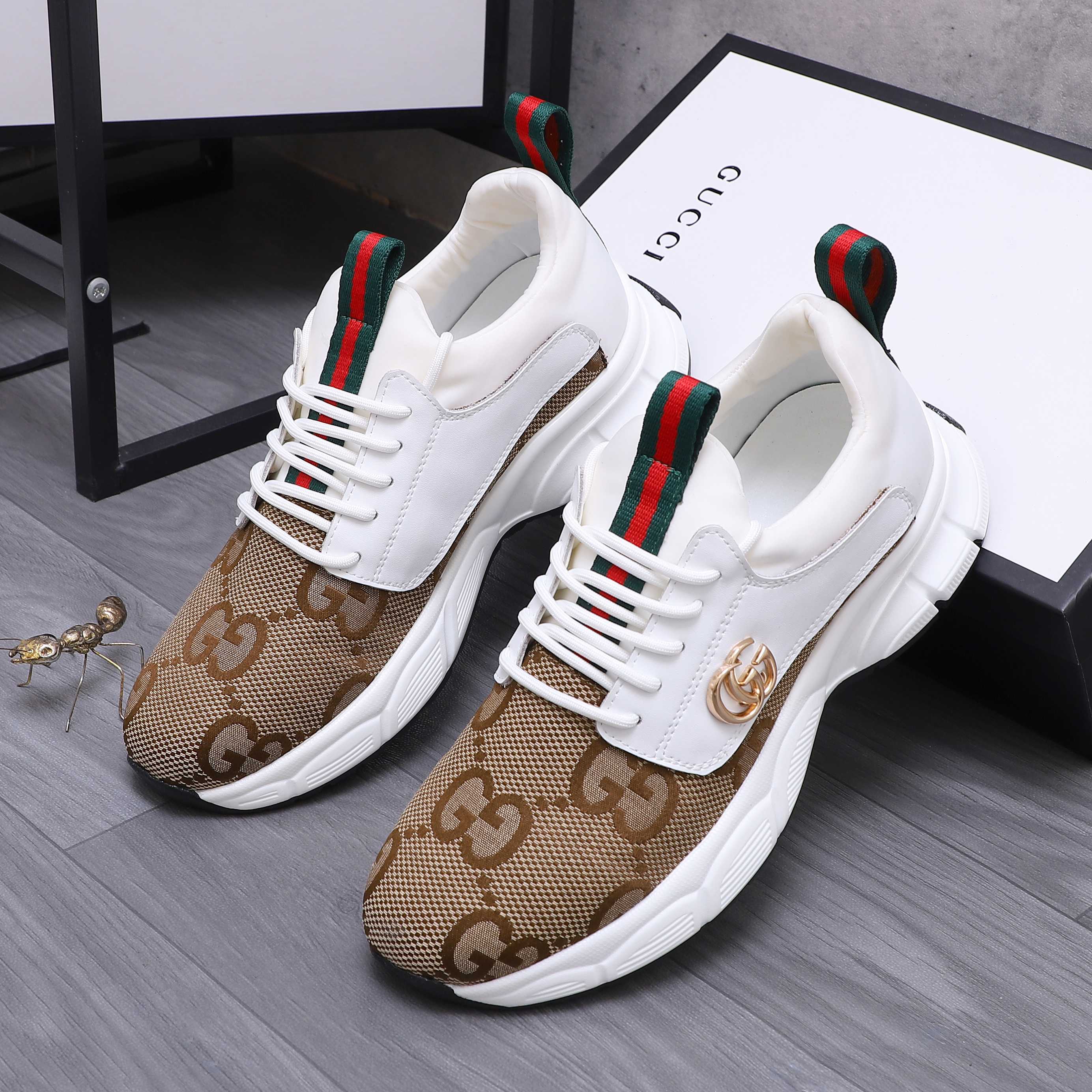 Gucci Men's Leather Sneakers with Embossed Detail - Sizes 38-44 3 a1744453128076 8161