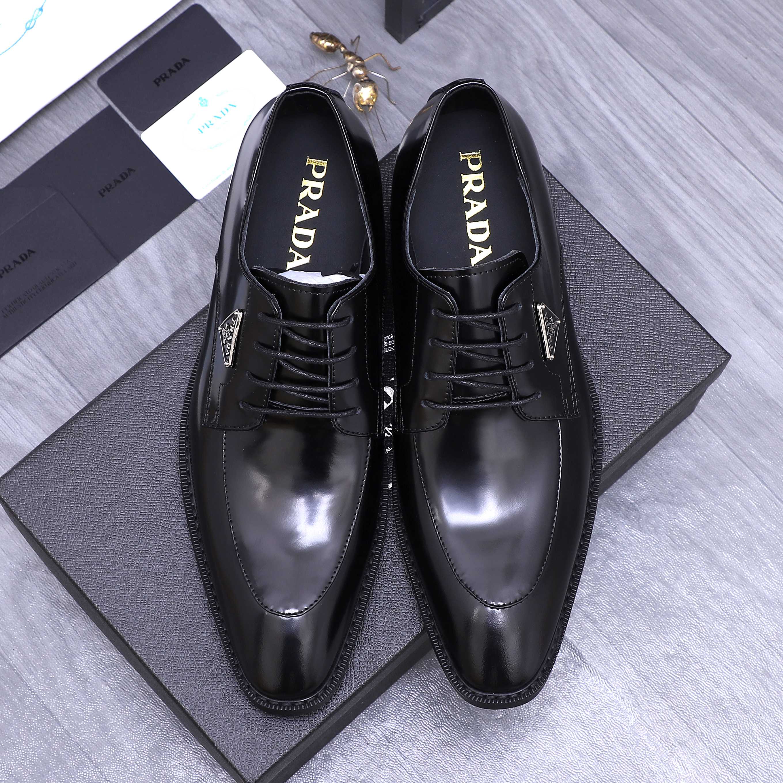 Prada Men's Leather Dress Shoes - Business Style, Sizes 38-44 3 a1744453867038 6305