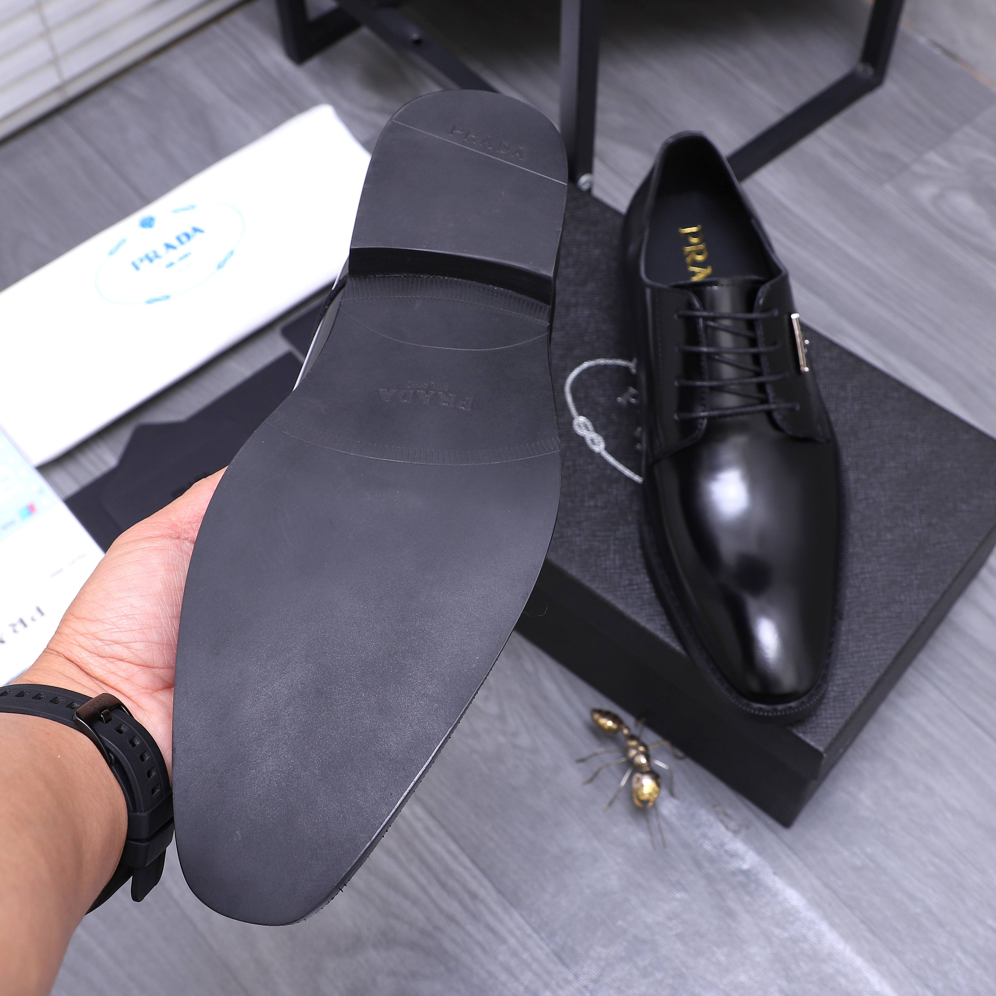 Prada Men's Business Slip-On Leather Dress Shoes, Sizes 38-44 9 a1744454709955 2235