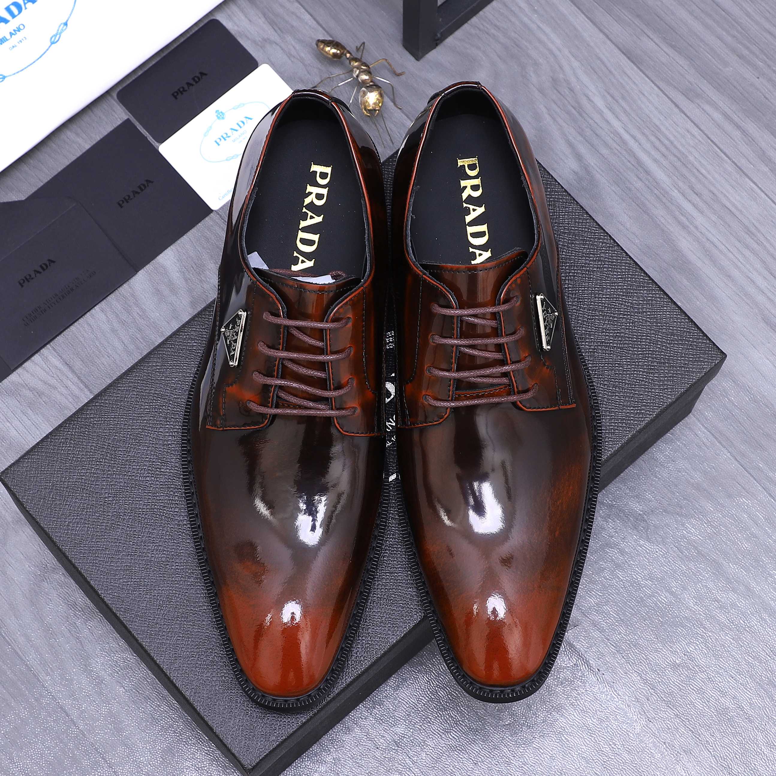 Prada Men's Business Leather Dress Shoes, Slip-On & Lace-Up Styles 3 a1744456260960 3846