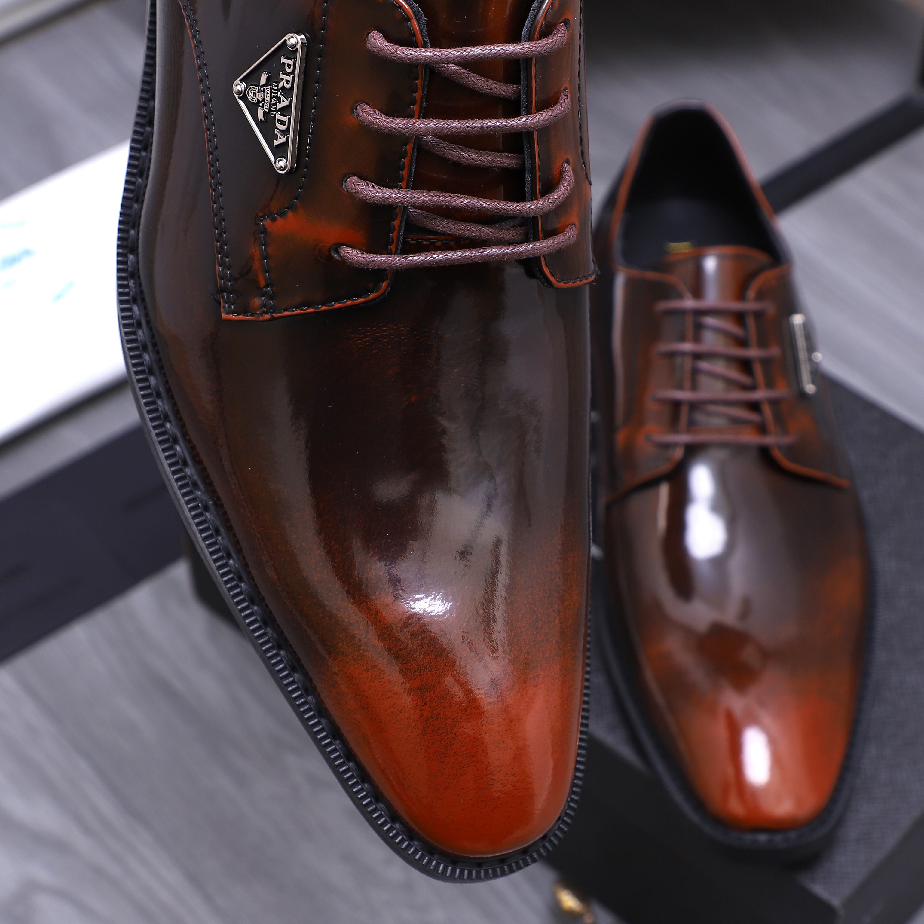 Prada Men's Business Leather Dress Shoes, Slip-On & Lace-Up Styles 10 a1744456263595 1468