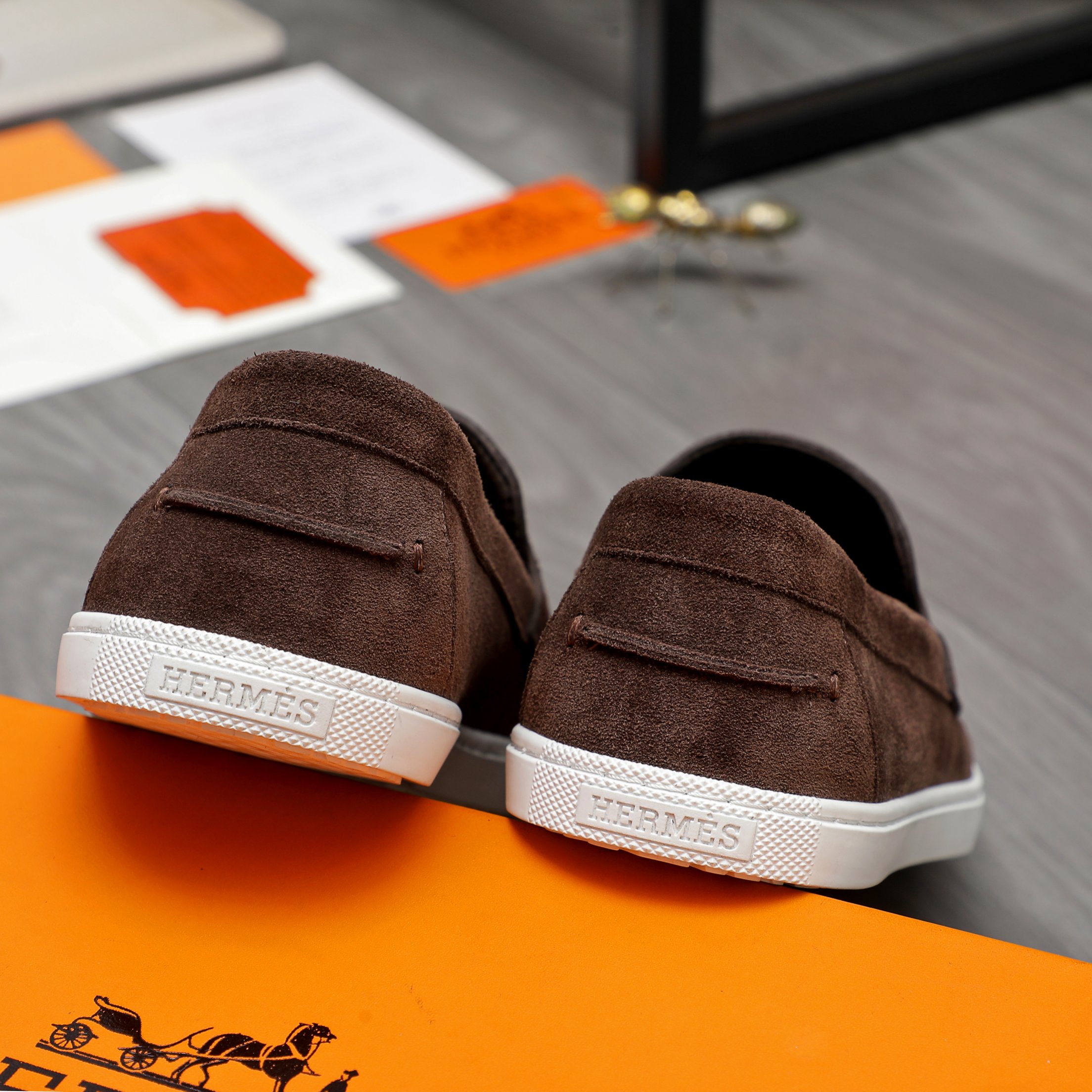 Hermes Casual Slip-On Loafers in Premium Leather and Suede - Size 39-44 11 a1744789235334 2722
