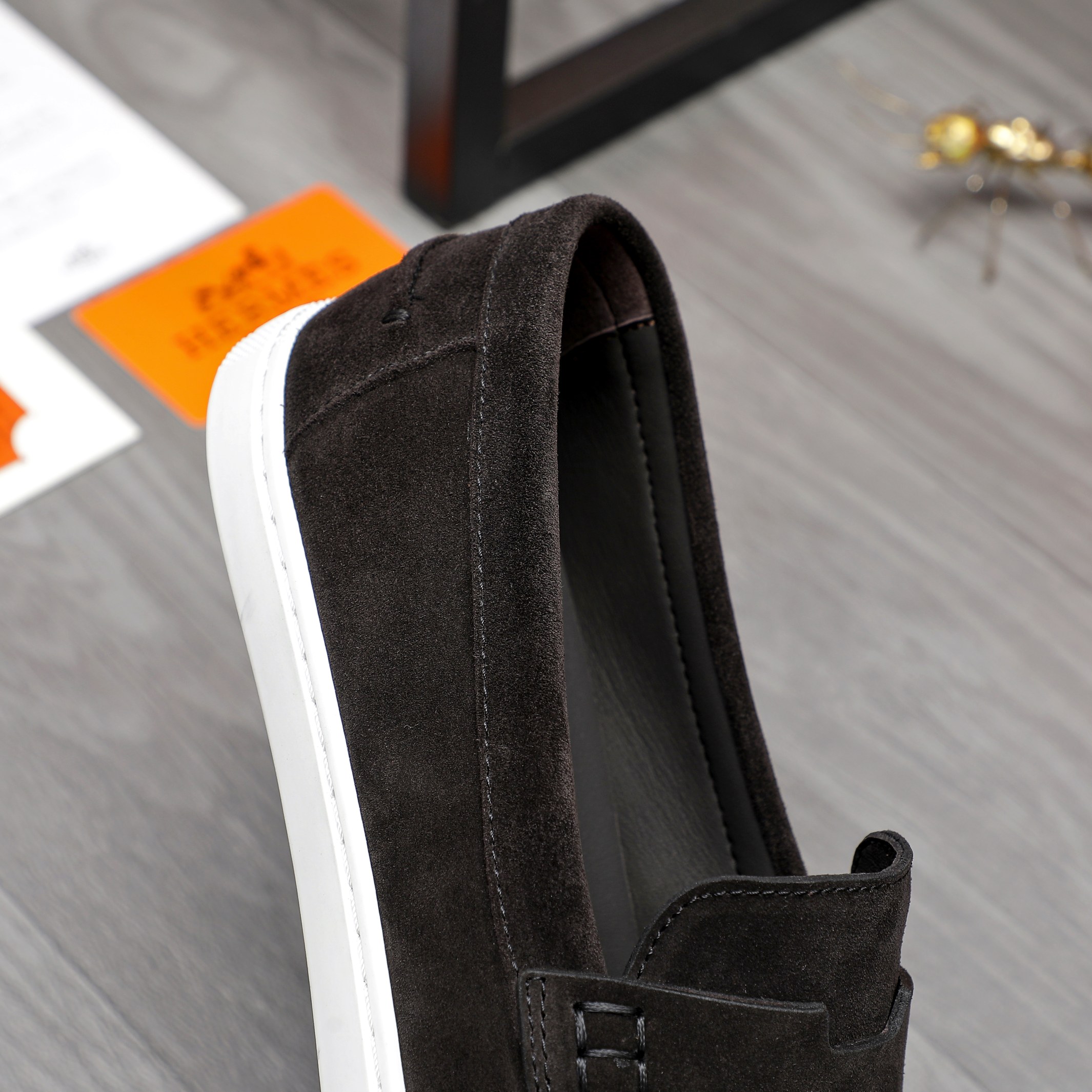 Hermes Men's Casual Slip-On Loafers in Leather and Suede | Sizes 39-44 10 a1744789651379 5566