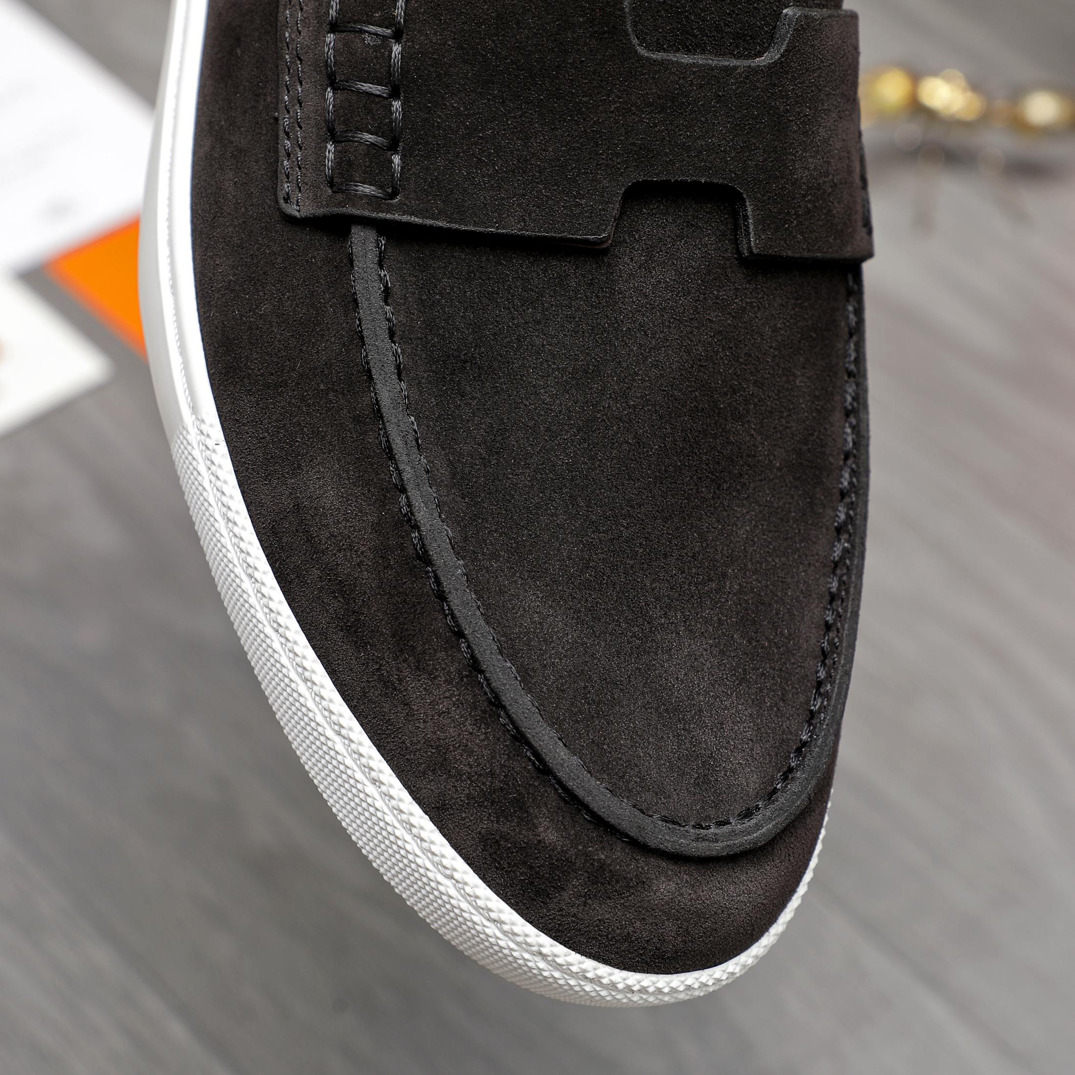 Hermes Men's Casual Slip-On Loafers in Leather and Suede | Sizes 39-44 9 a1744789676300 3267