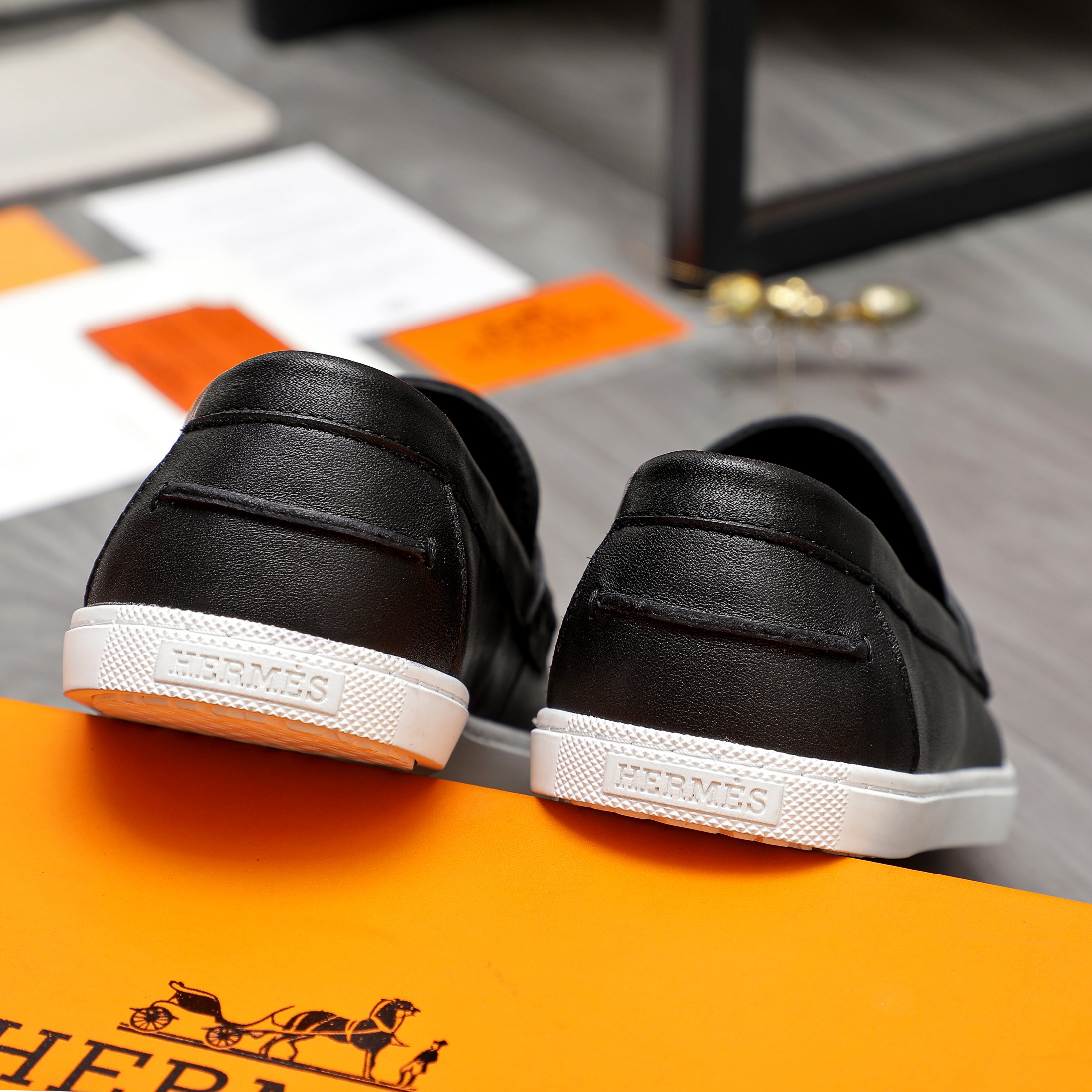 Hermes Men's Casual Loafers - Premium Leather Slip-Ons, Sizes 39-44 11 a1744789987500 6287