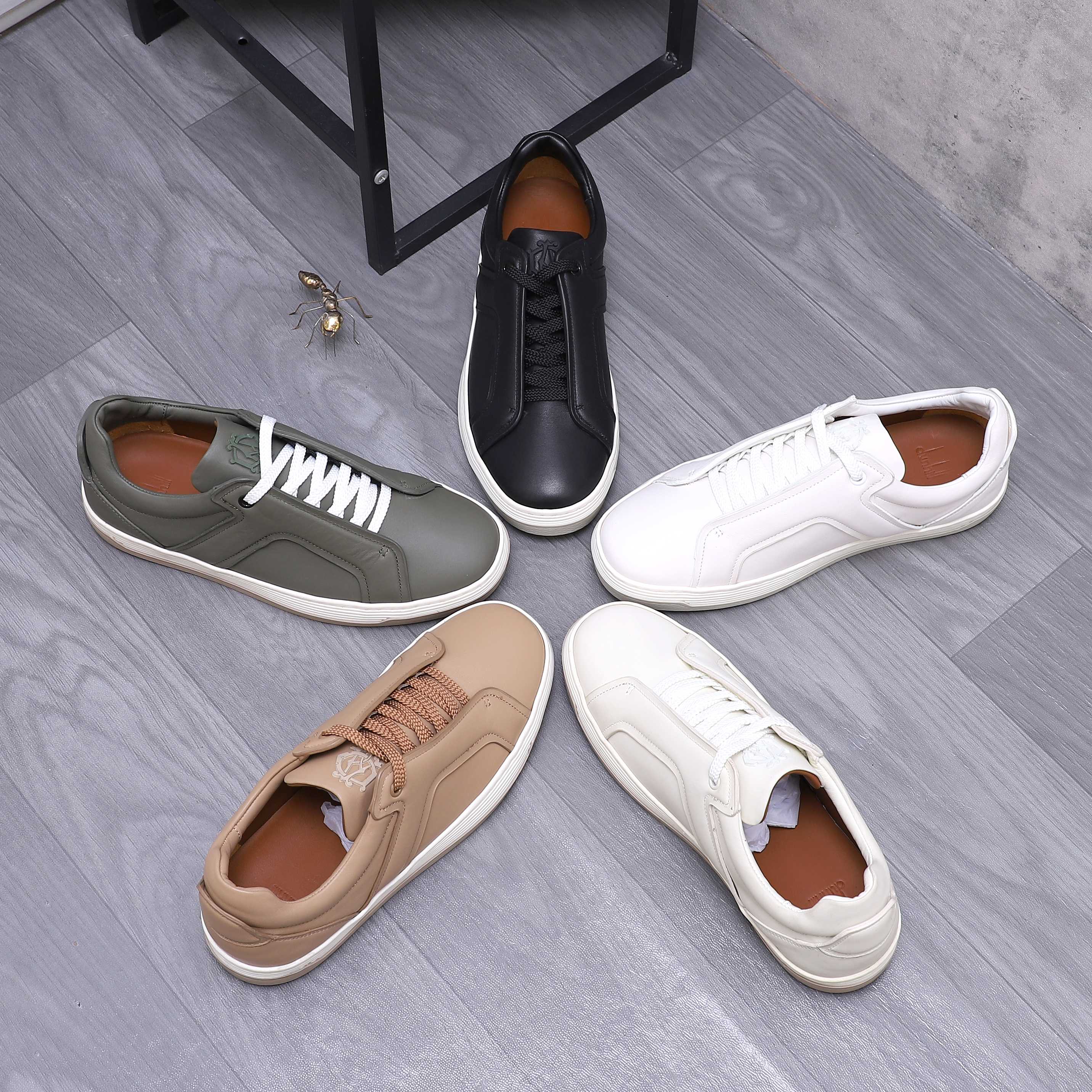 Dunhill Men's Casual Leather Sneakers - Comfortable and Stylish 2 a1744875401709 4231
