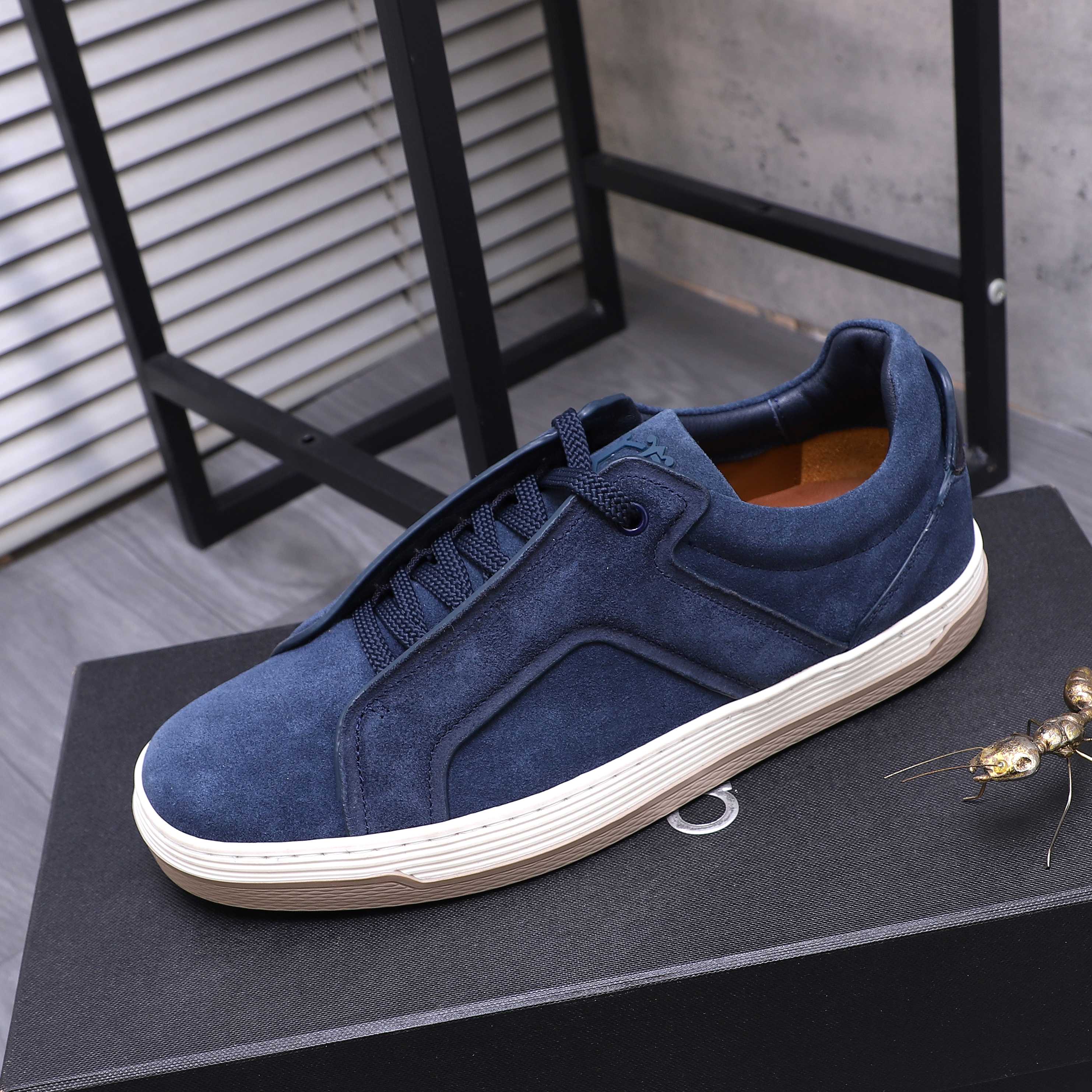 Dunhill Men's Suede Leather Casual Sneakers Size 38-44 EU 6 a1744877910210 2154
