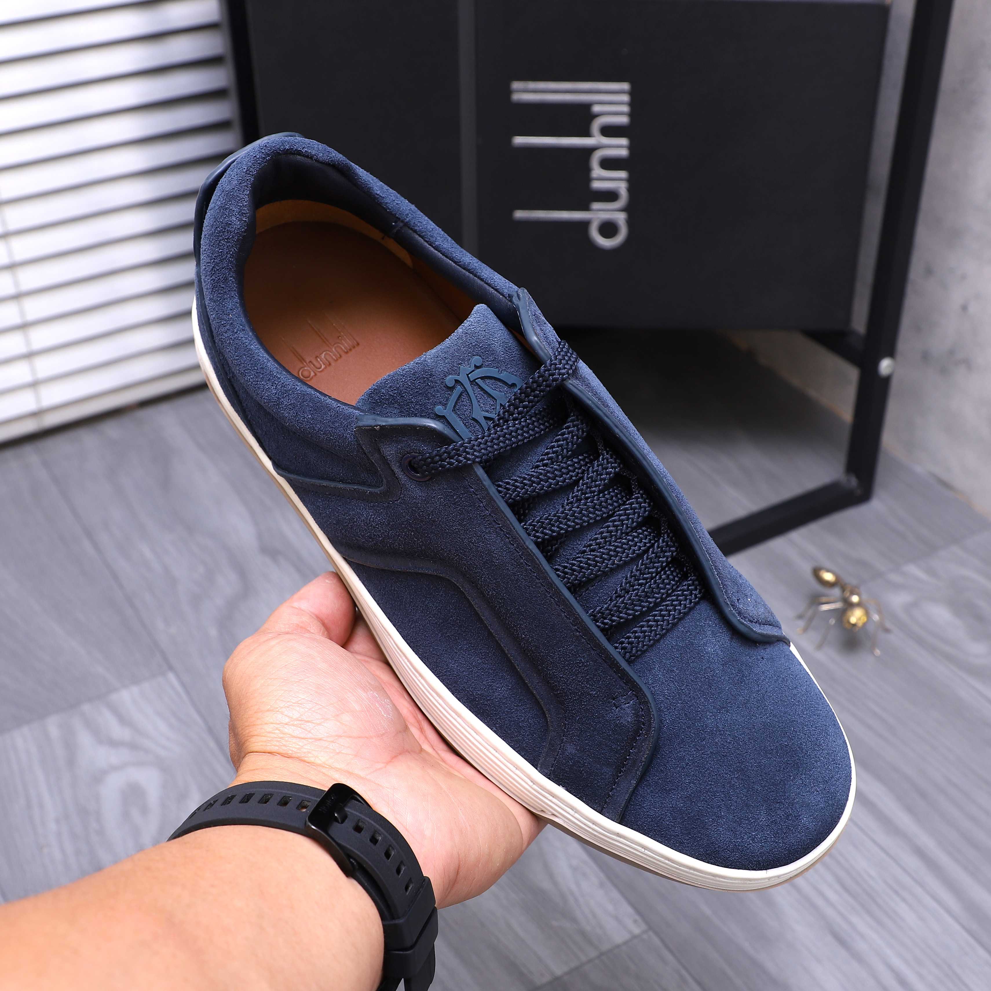 Dunhill Men's Suede Leather Casual Sneakers Size 38-44 EU 7 a1744877910503 4710