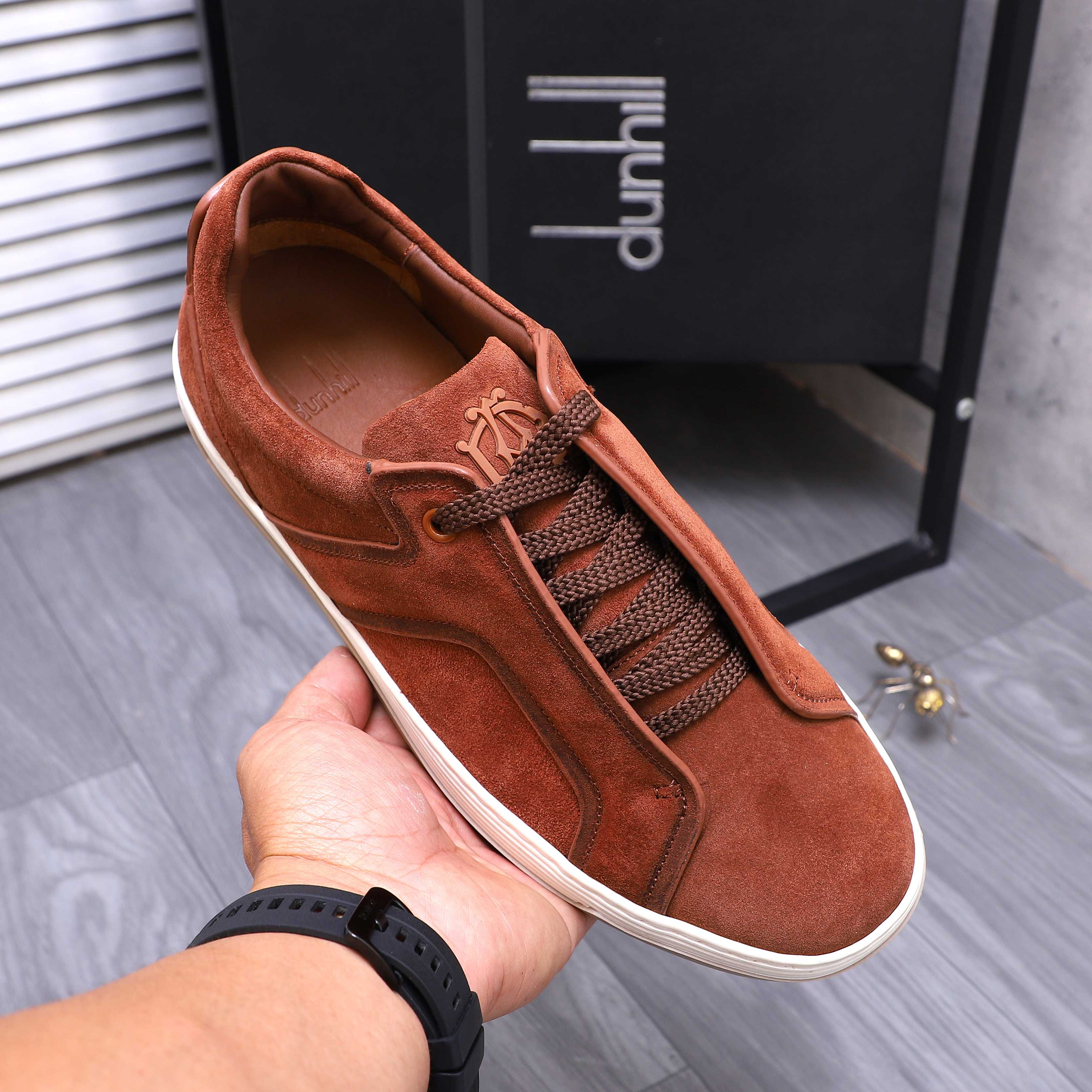 Dunhill Men's Suede Leather Casual Shoes, Sizes 38-44 6 a1744878016488 0463