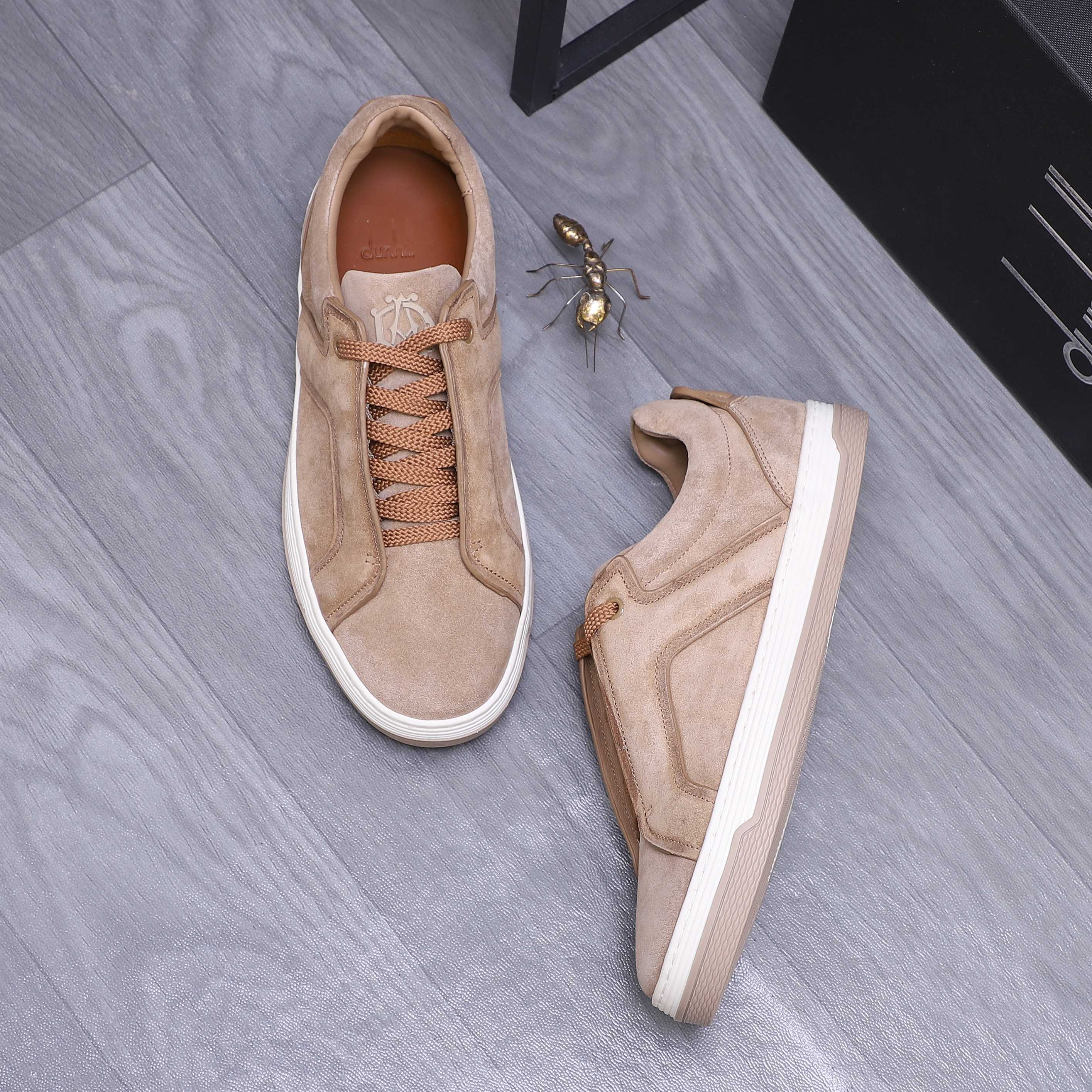 Dunhill Men's Suede Leather Casual Sneakers - Stylish & Comfortable 5 a1744878367203 0663