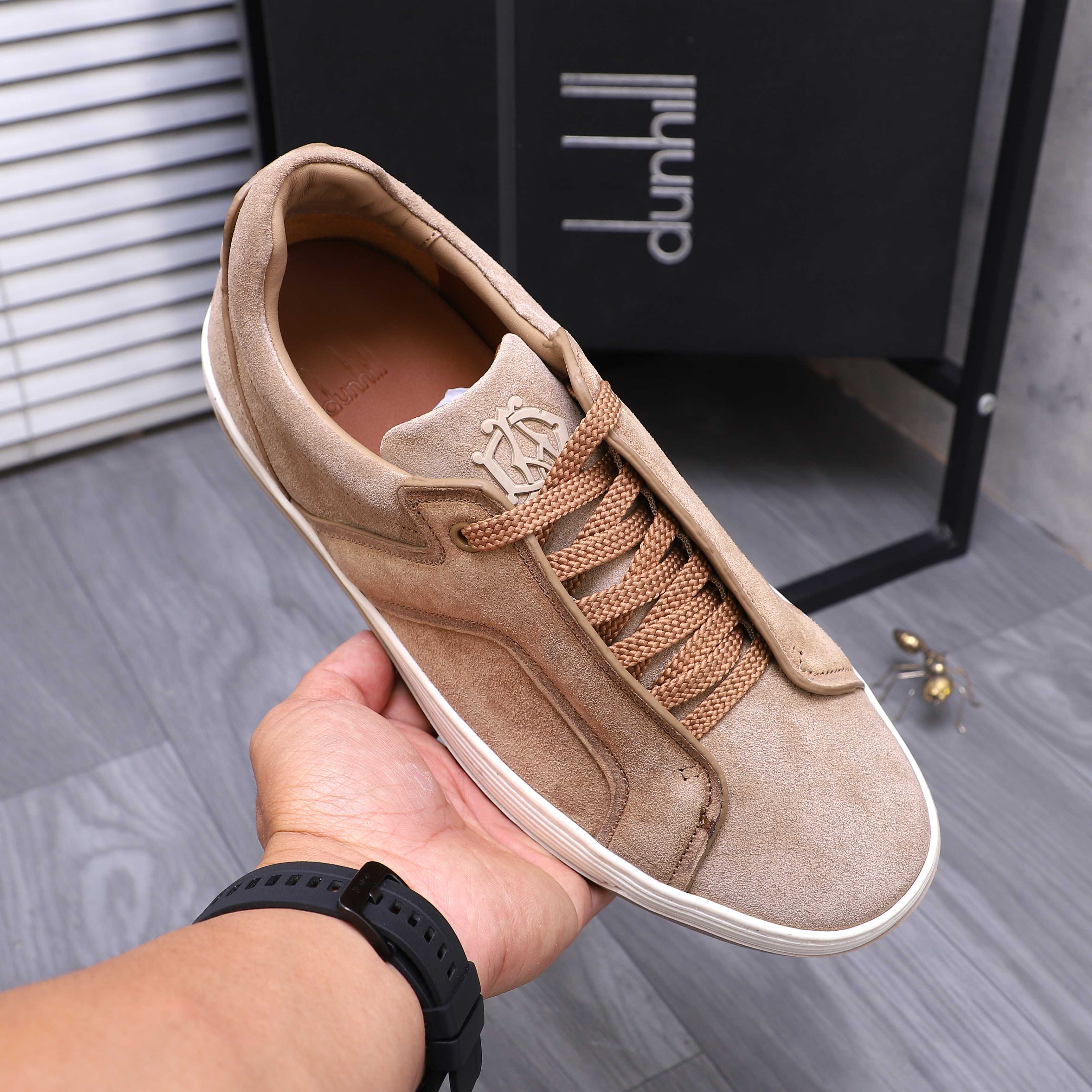 Dunhill Men's Suede Leather Casual Sneakers - Stylish & Comfortable 7 a1744878369928 8864