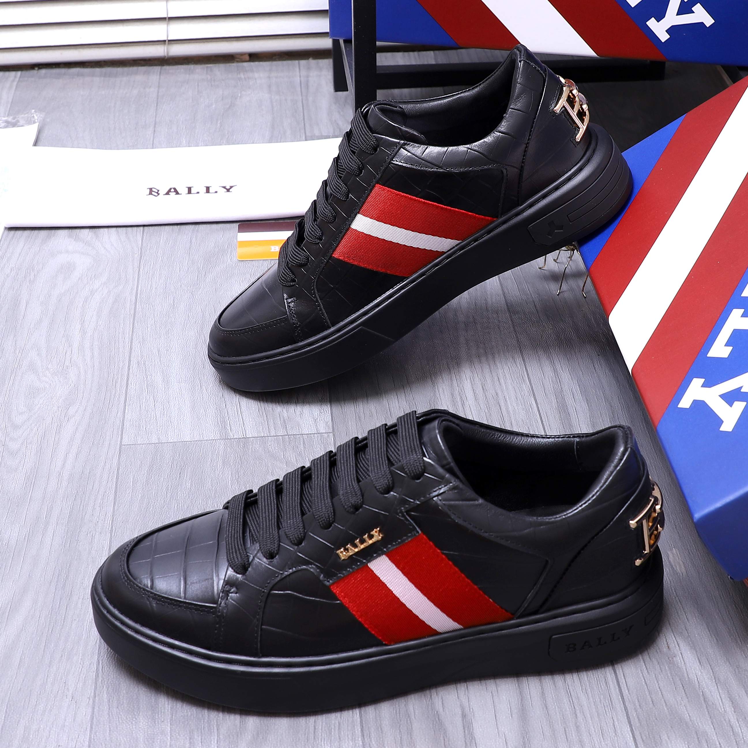 Bally Men's Leather Sneakers - Comfortable Breathable Casual Shoes 4 a1744878683126 6684