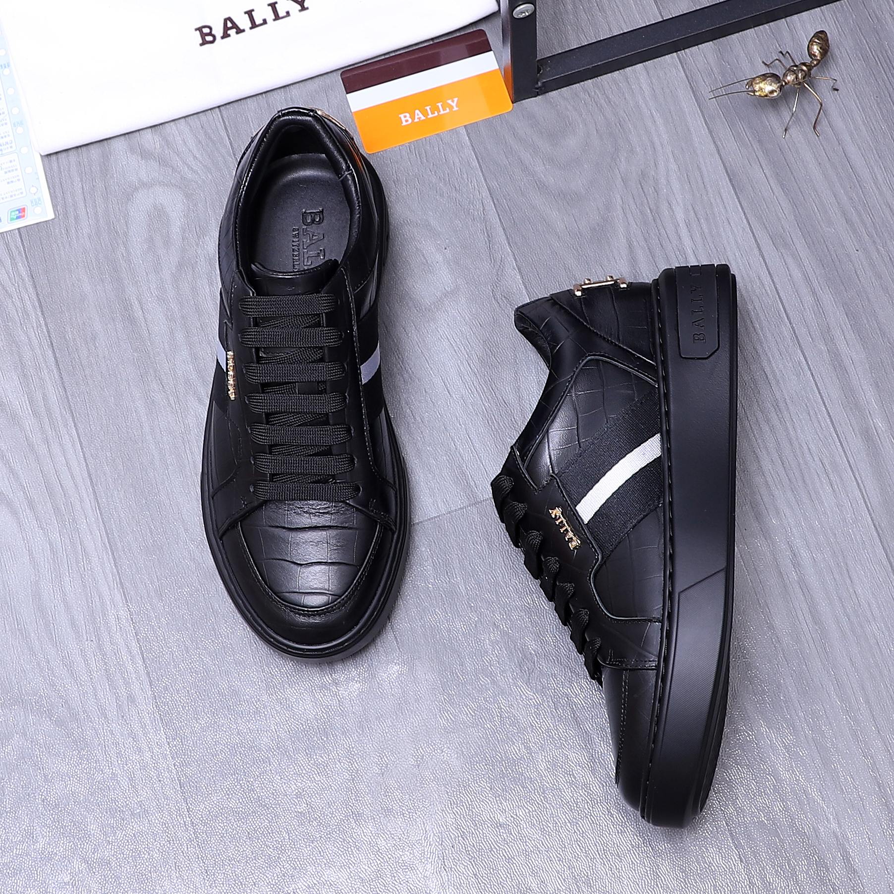 Bally Men's Leather Sneakers - Stylish and Comfortable, Size 38-44 5 a1744878987005 6030