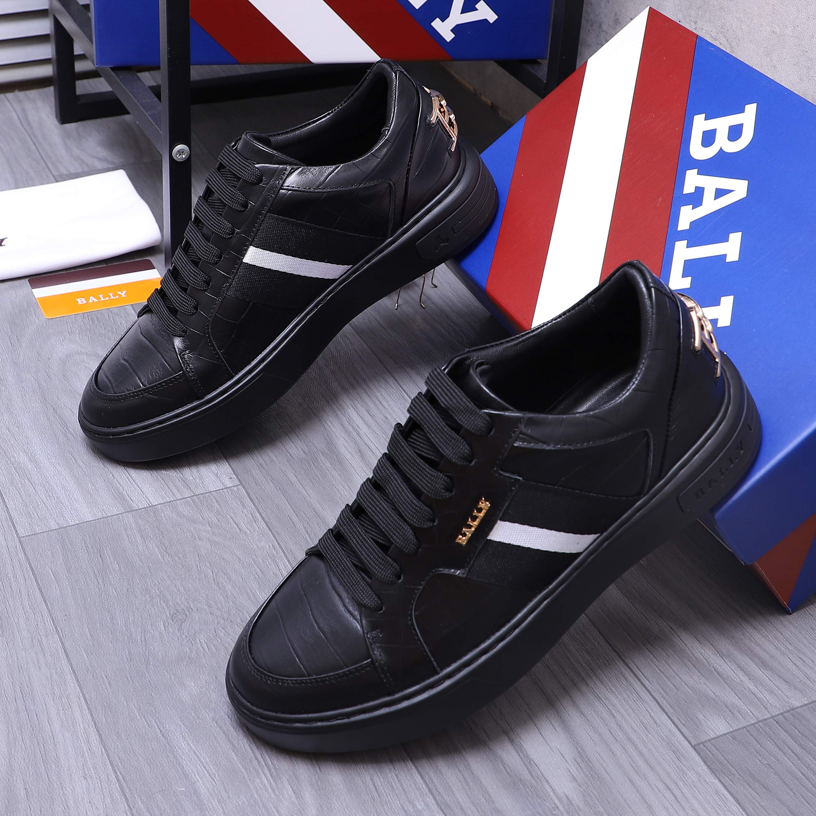 Bally Men's Leather Sneakers - Stylish and Comfortable, Size 38-44 3 a1744878987426 3757