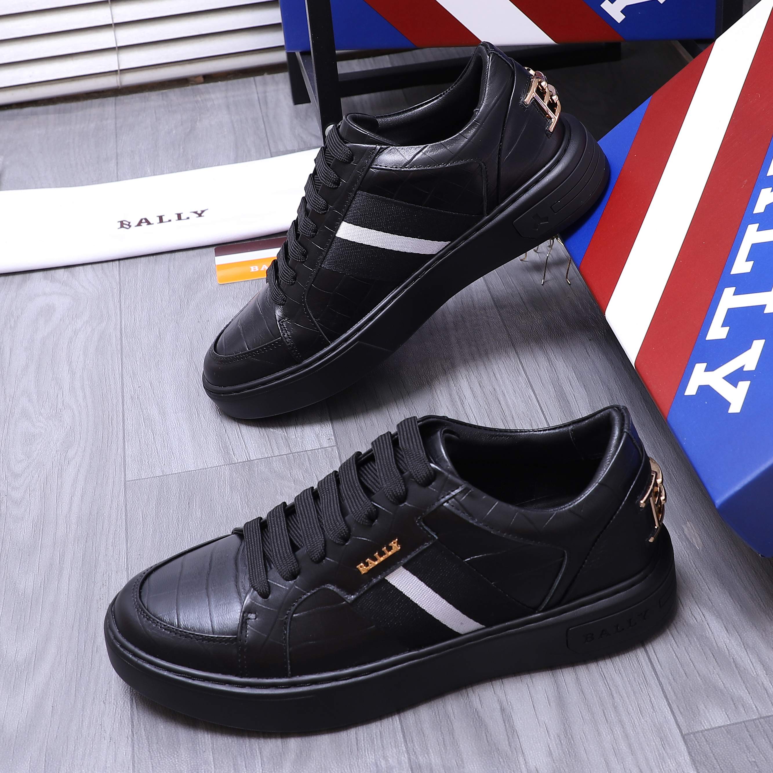Bally Men's Leather Sneakers - Stylish and Comfortable, Size 38-44 4 a1744878989526 8023