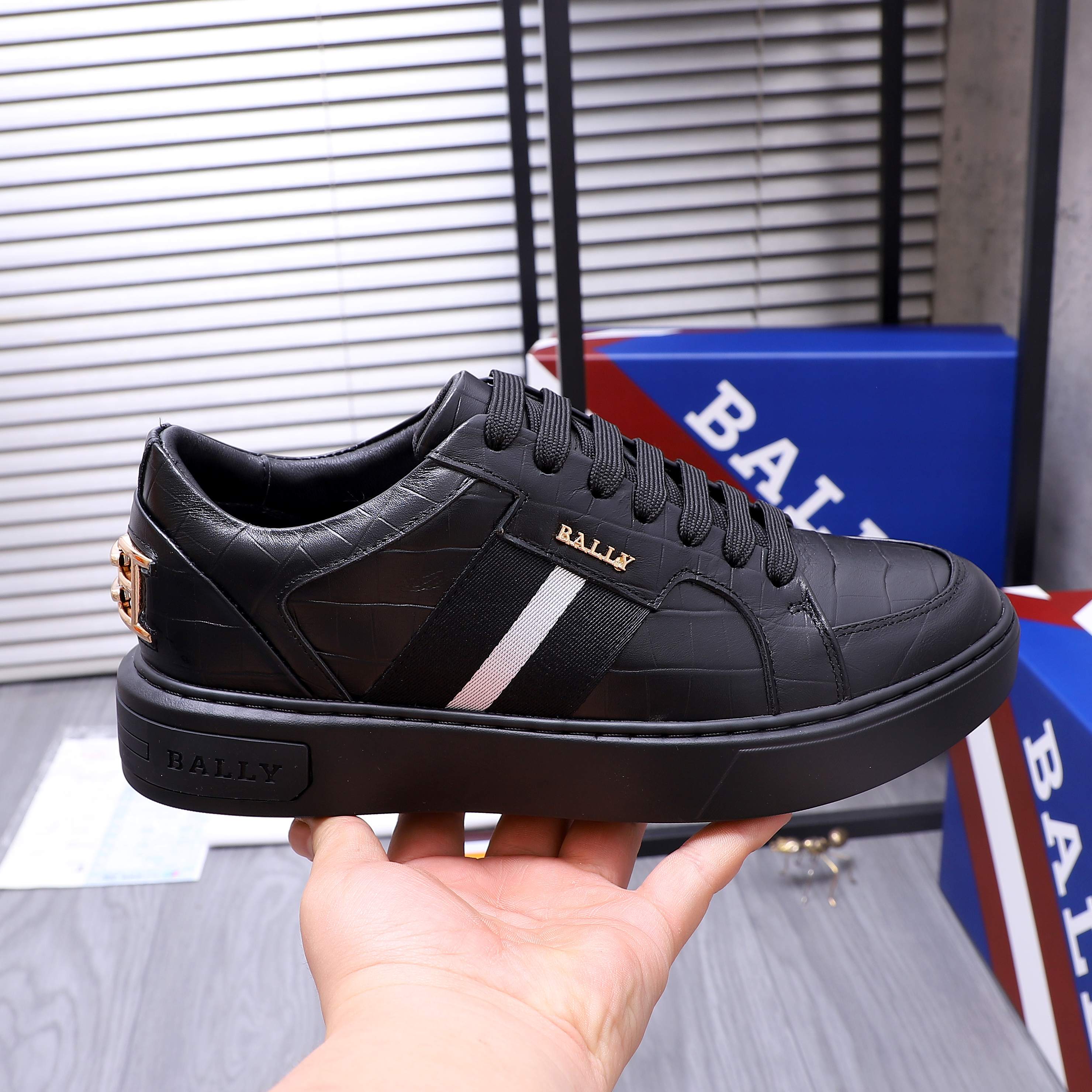 Bally Men's Leather Sneakers - Stylish and Comfortable, Size 38-44 7 a1744878989707 0560