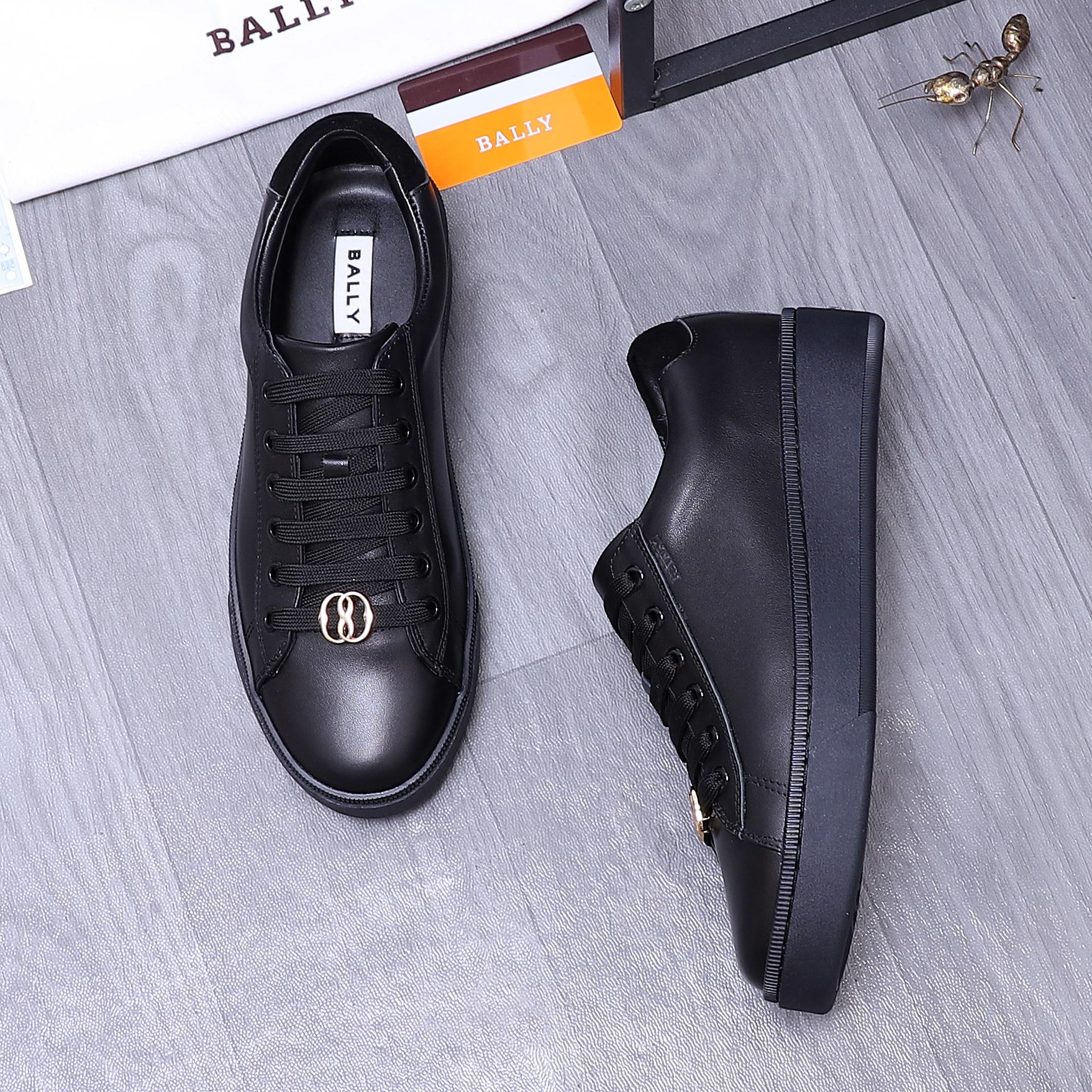 Bally Men's Leather Sneakers Casual Shoes, Breathable, Comfortable, Size 38-44 5 a1744879270297 8657