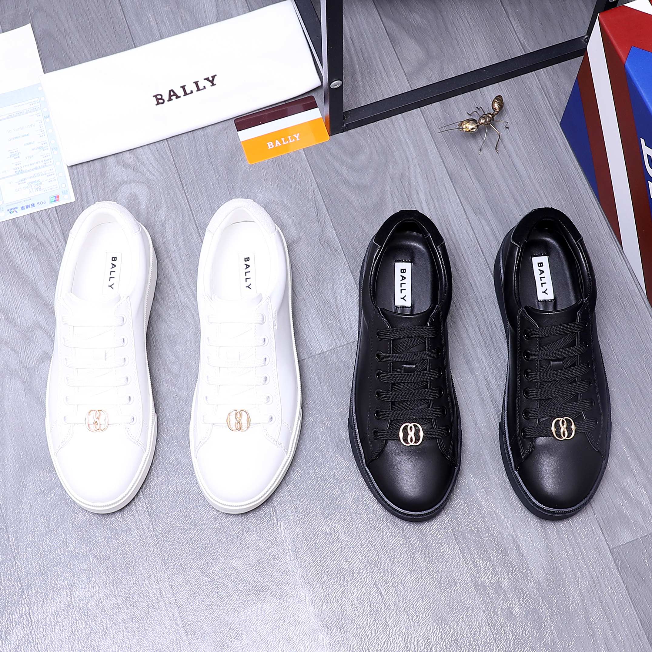 Bally Leather Lace-Up Sneakers Casual Shoes - Breathable & Comfortable 2 a1744879270713 8878