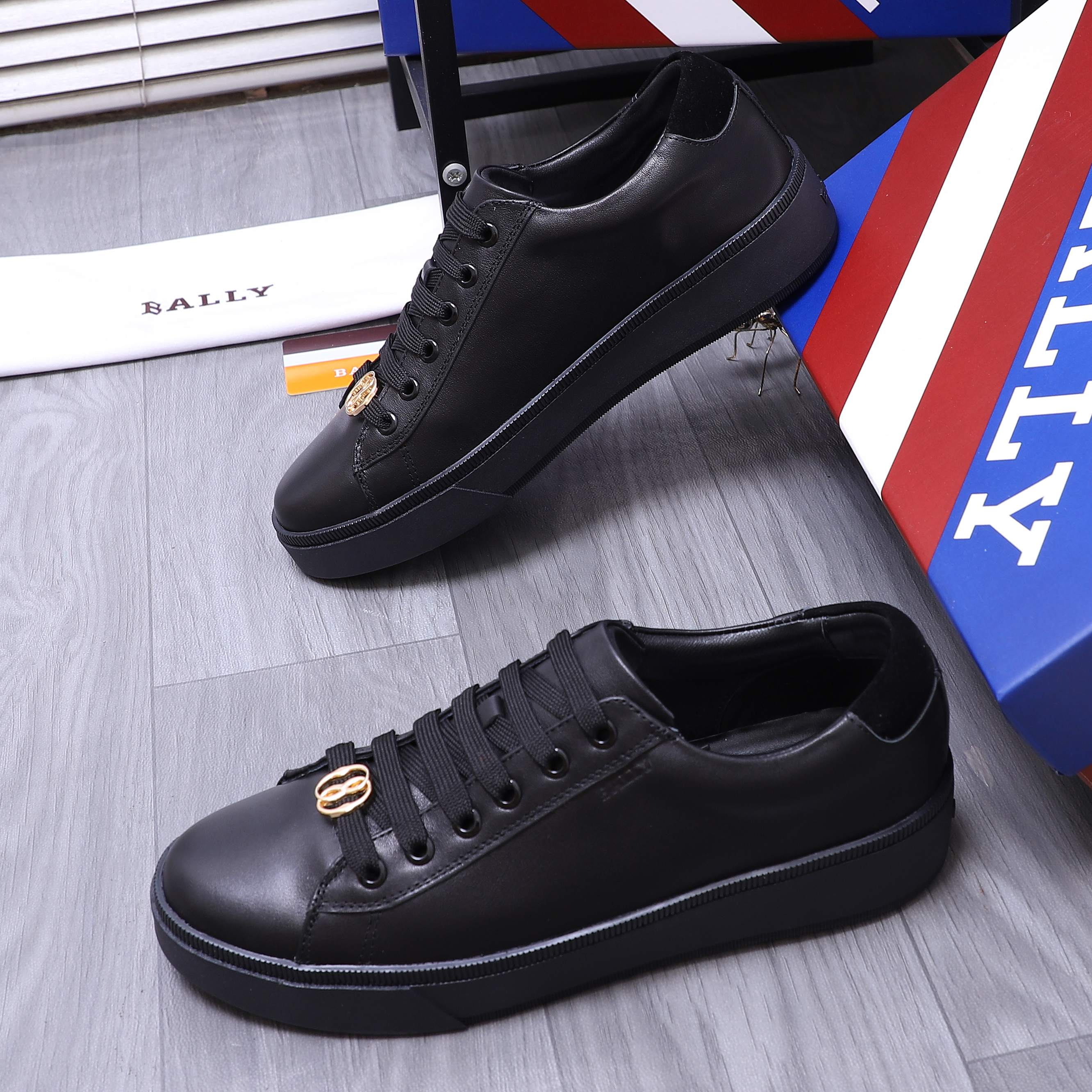 Bally Men's Leather Sneakers Casual Shoes, Breathable, Comfortable, Size 38-44 4 a1744879270780 5514