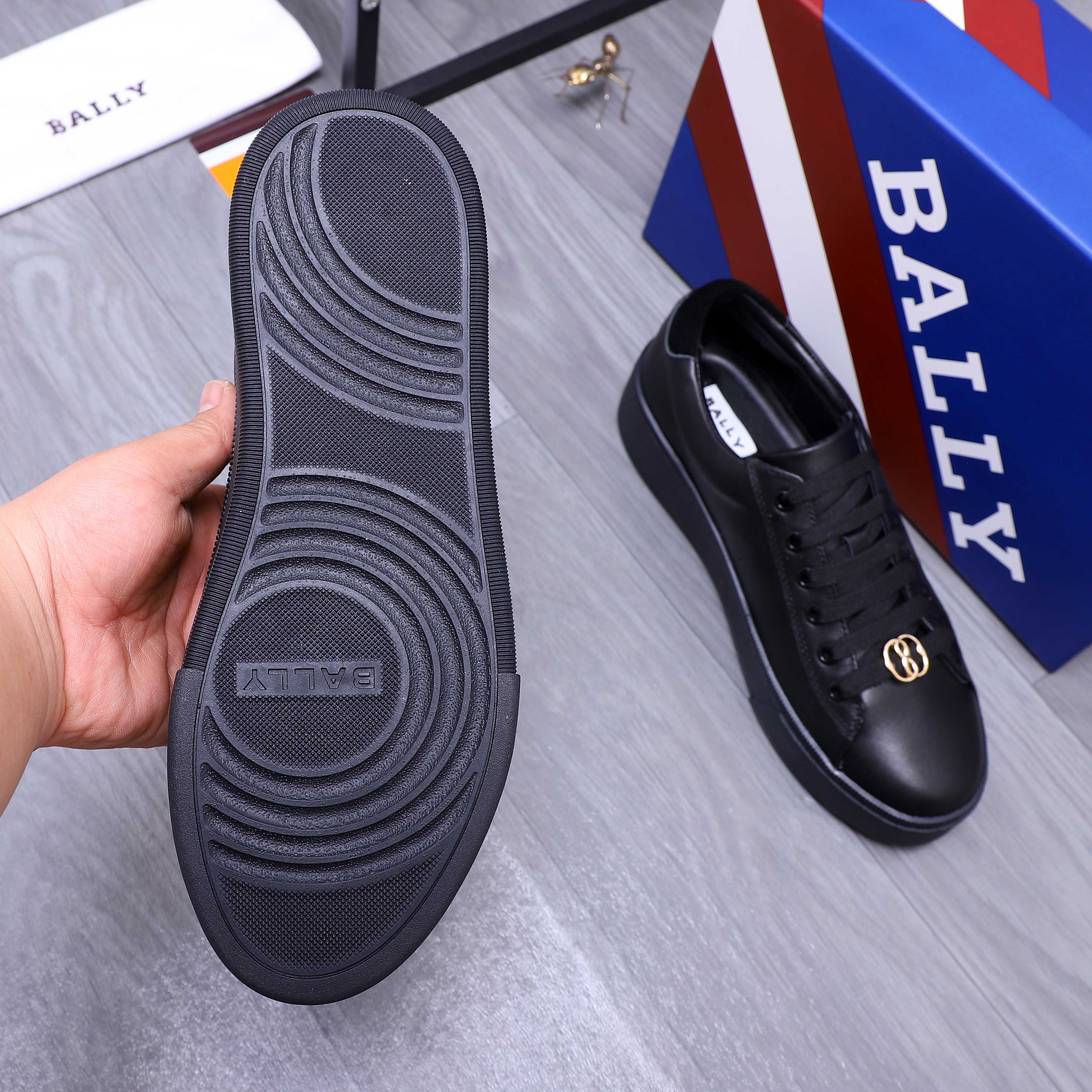 Bally Men's Leather Sneakers Casual Shoes, Breathable, Comfortable, Size 38-44 8 a1744879272957 6520