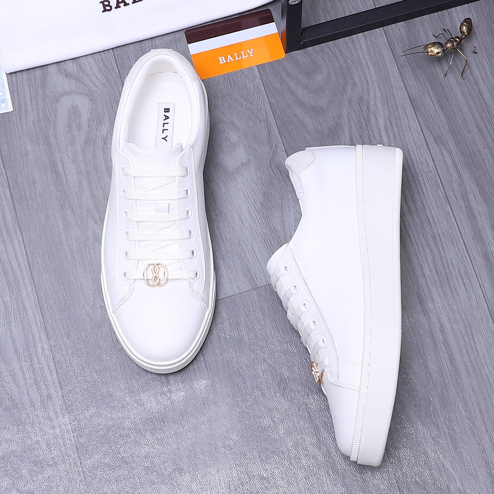 Bally Leather Lace-Up Sneakers Casual Shoes - Breathable & Comfortable 5 a1744879427259 1142