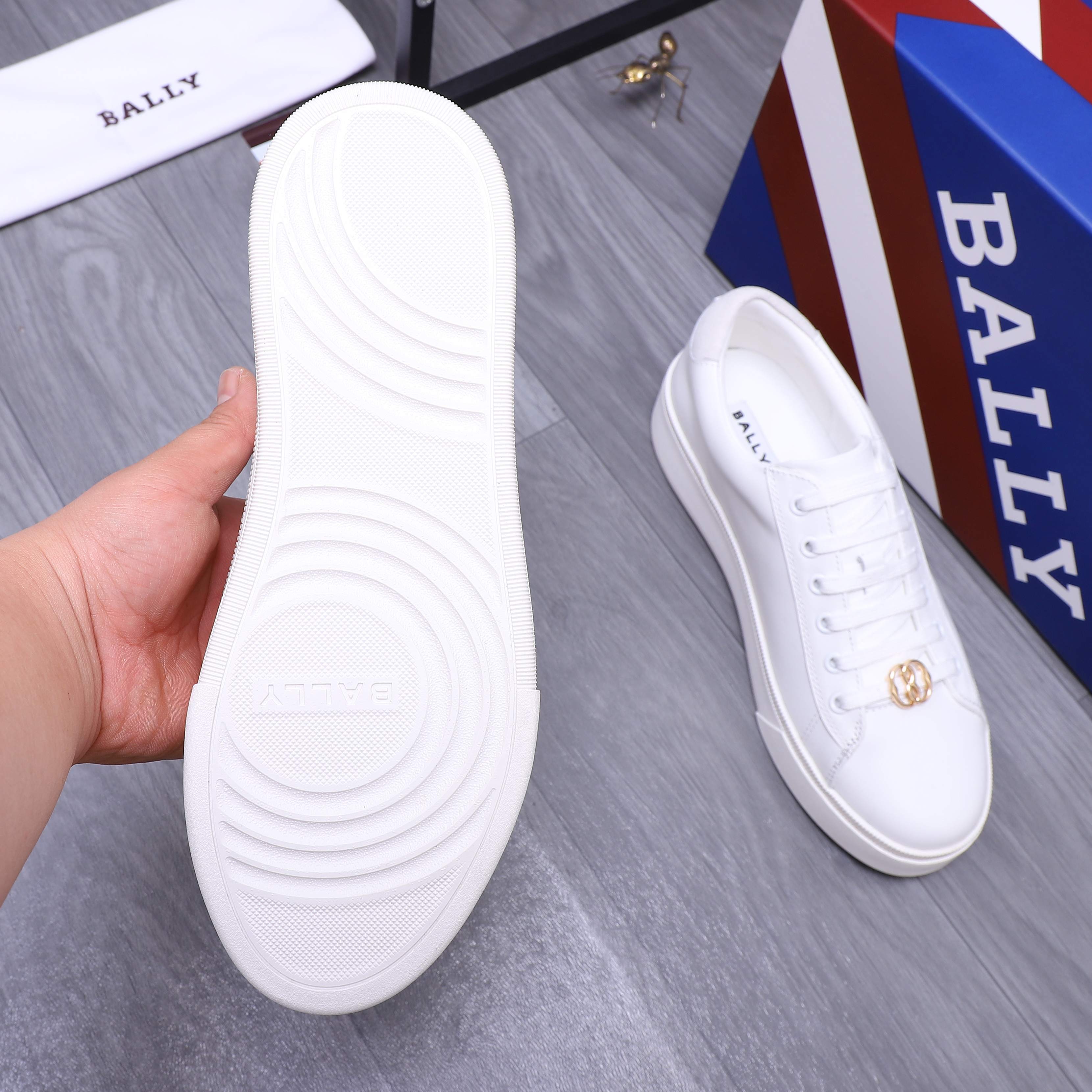 Bally Leather Lace-Up Sneakers Casual Shoes - Breathable & Comfortable 8 a1744879429632 4866