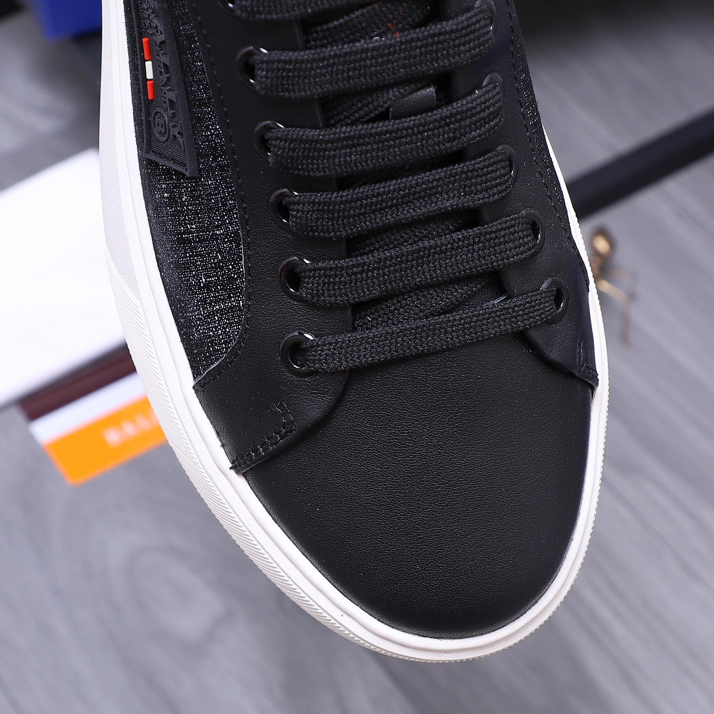 Bally Men's Leather and Fabric Casual Sneakers - Black, Sizes 38-44 8 a1744879665424 4720