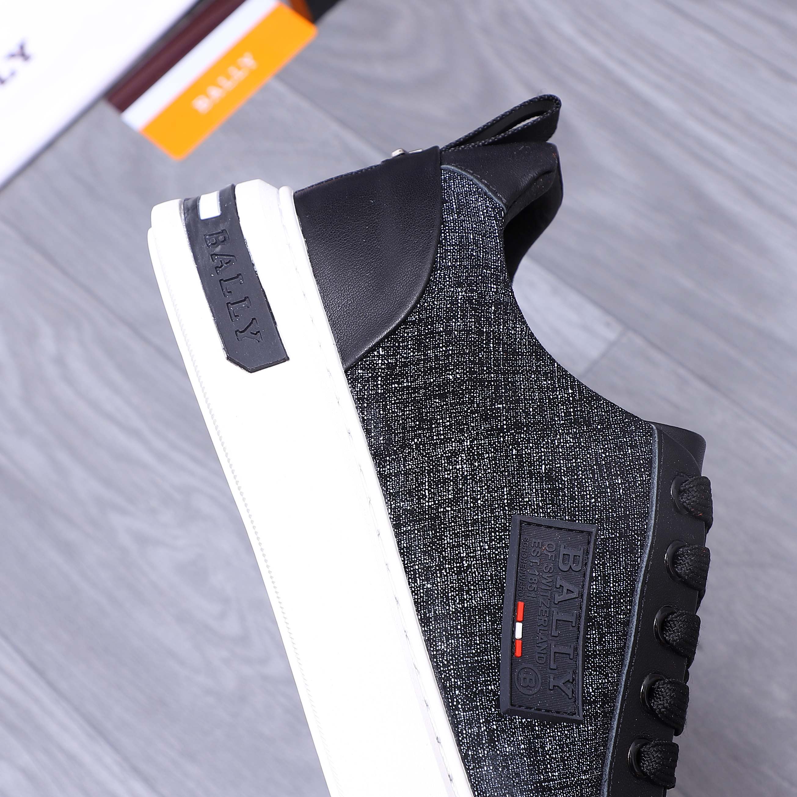 Bally Men's Leather and Fabric Casual Sneakers - Black, Sizes 38-44 9 a1744879665702 5432