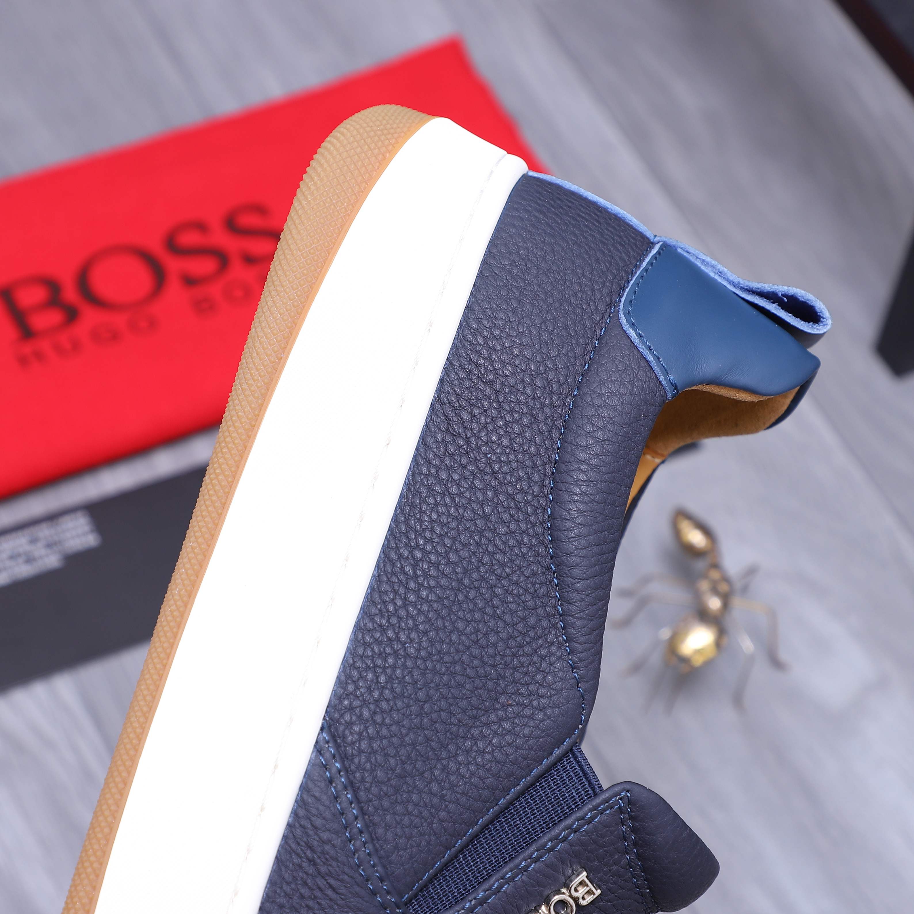 Hugo Boss Men's Leather Slip-On Shoes, Casual Style, Sizes 38-45 10 a1745223603189 6855