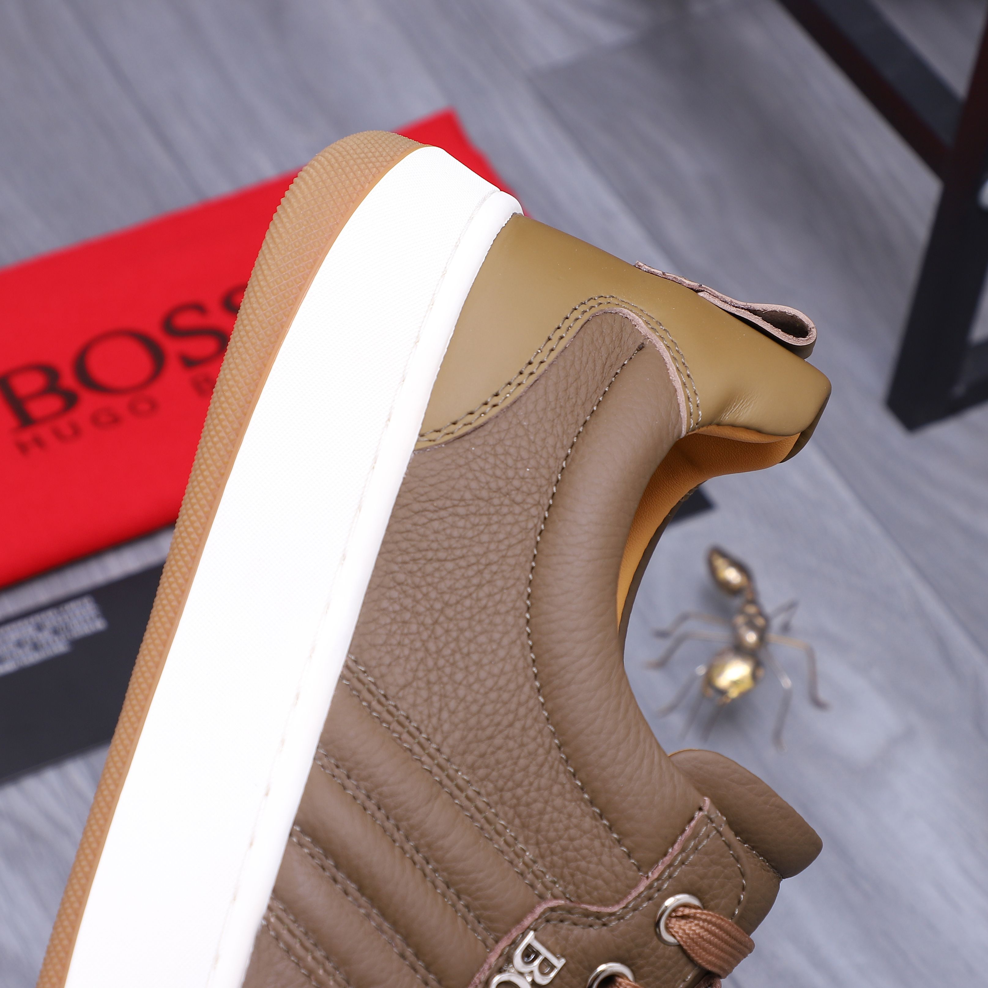 Hugo Boss Men's Leather Casual Sneakers,Sizes 38-44,Multiple Colors 10 a1745303290618 1515