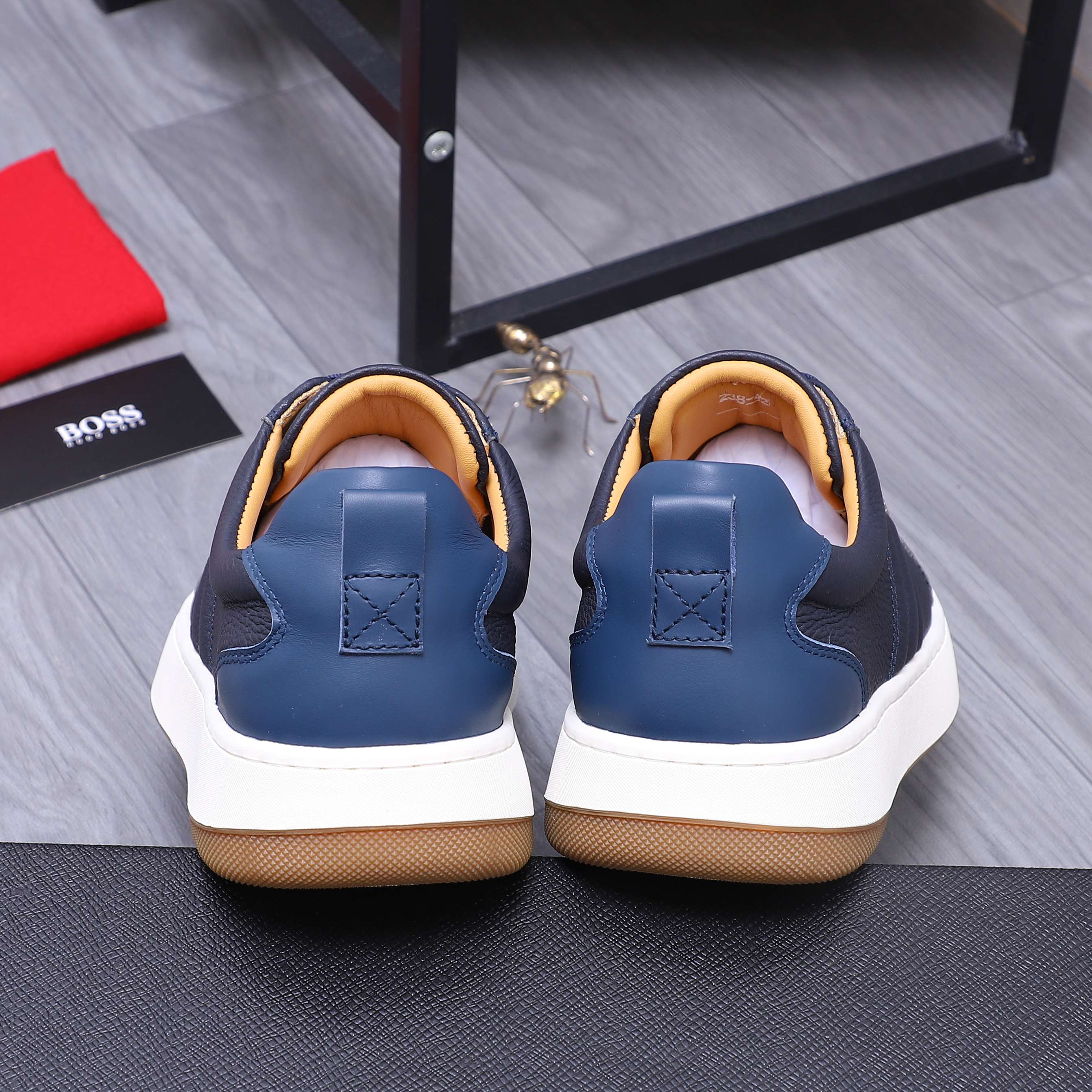 Hugo Boss Men's Leather Casual Sneakers, Multiple Colors and Sizes 11 a1745303482255 5153