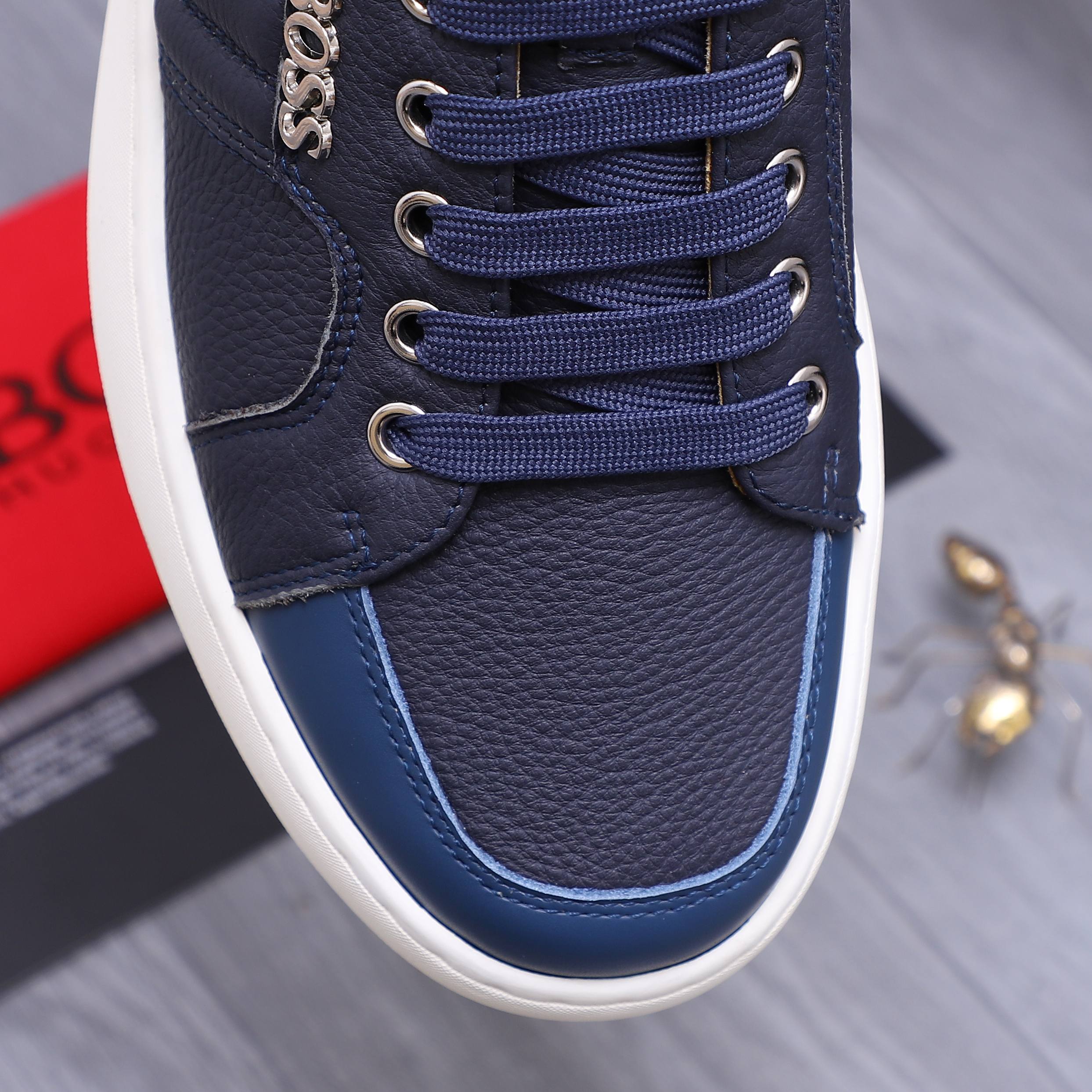 Hugo Boss Men's Leather Casual Sneakers, Multiple Colors and Sizes 9 a1745303483192 6765