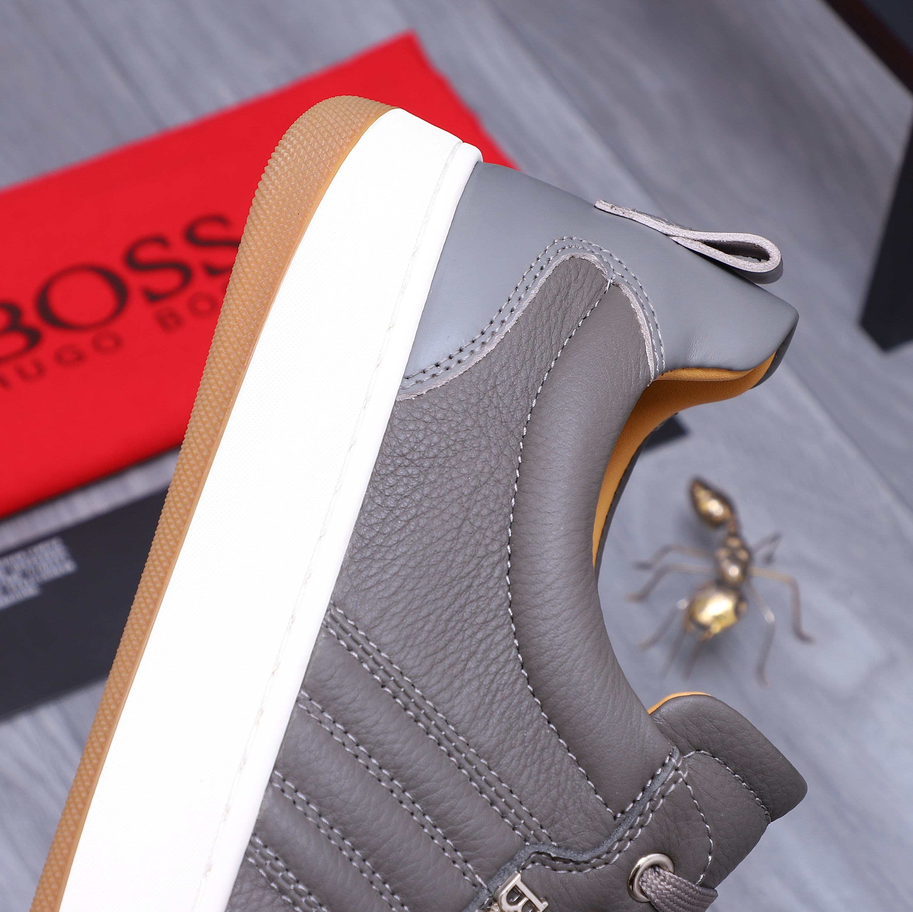 Hugo Boss Men's Leather Casual Sneakers in Multiple Colors and Sizes 10 a1745303623612 5362