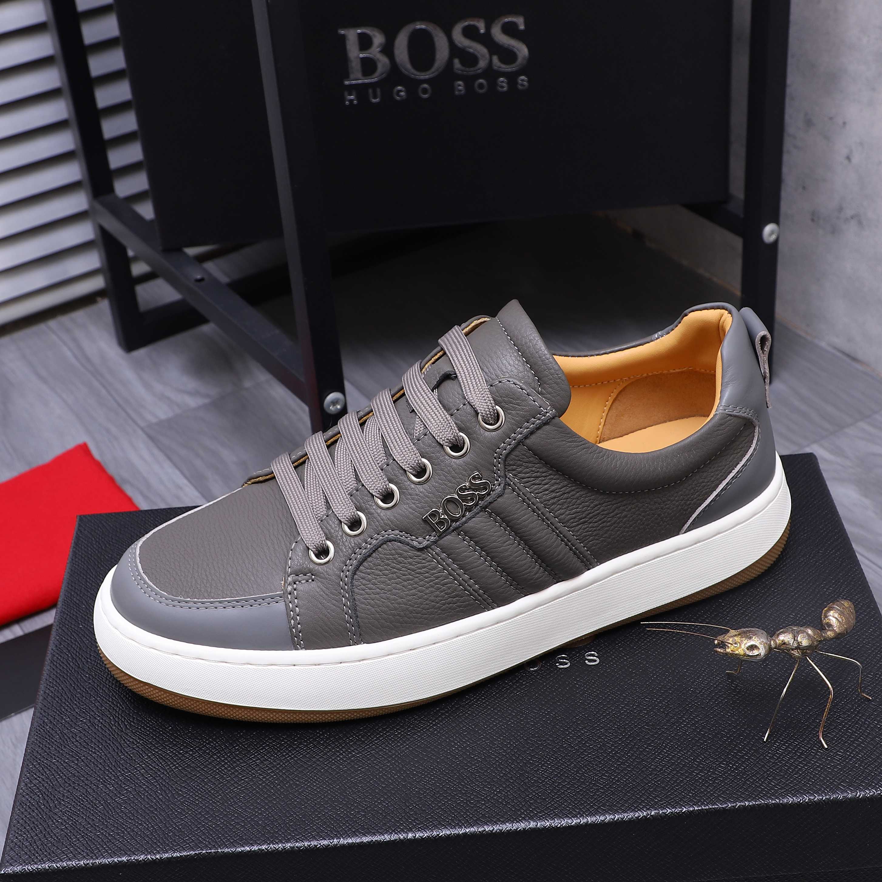 Hugo Boss Men's Leather Casual Sneakers in Multiple Colors and Sizes 6 a1745303624025 2241