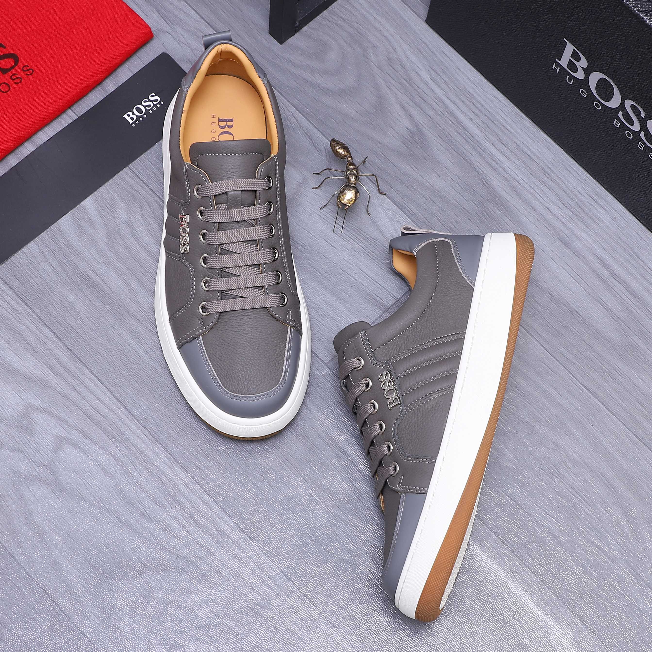 Hugo Boss Men's Leather Casual Sneakers in Multiple Colors and Sizes 5 a1745303625944 1861