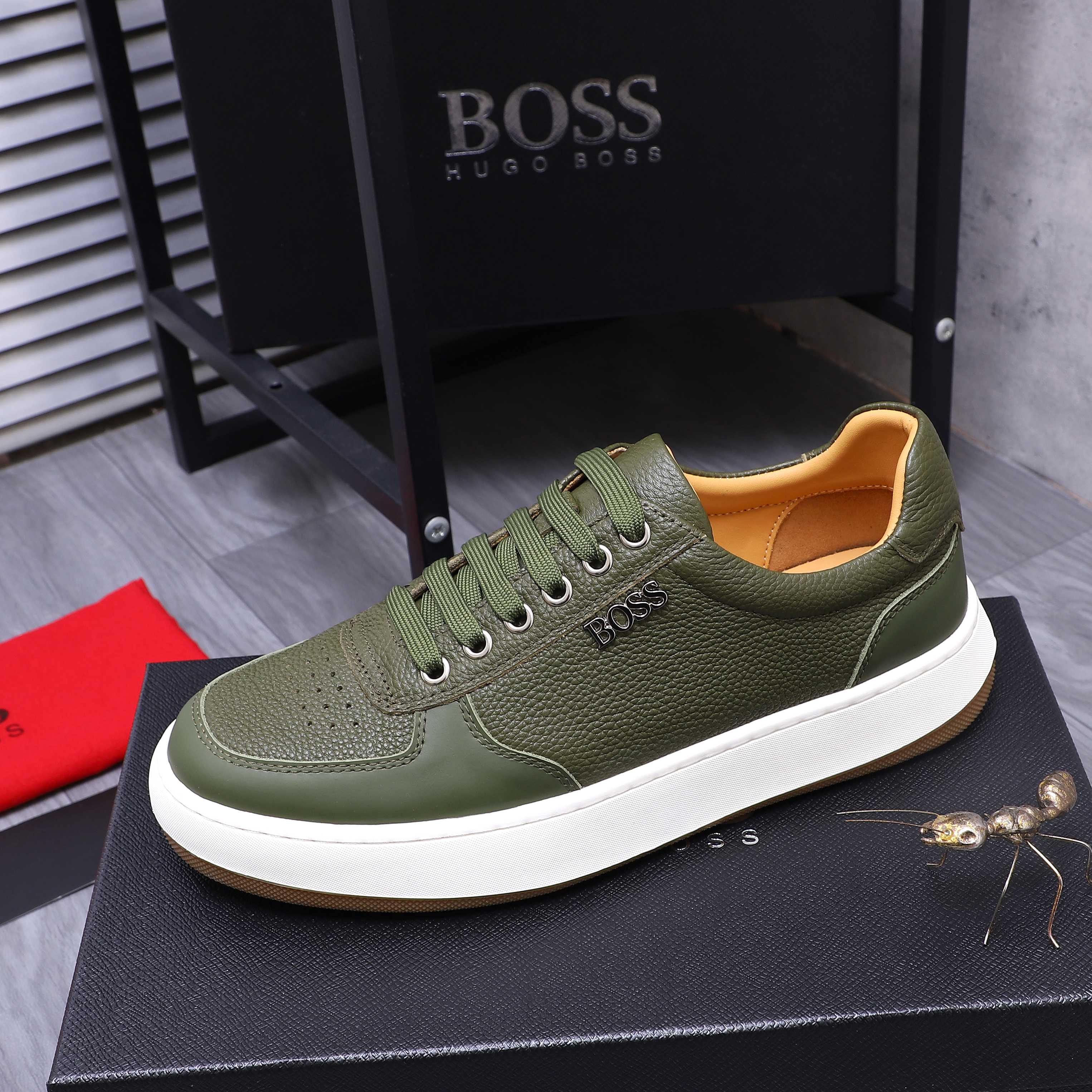 Hugo Boss Men's Leather Casual Sneakers - Stylish Comfort and Quality 6 a1745303959265 7586