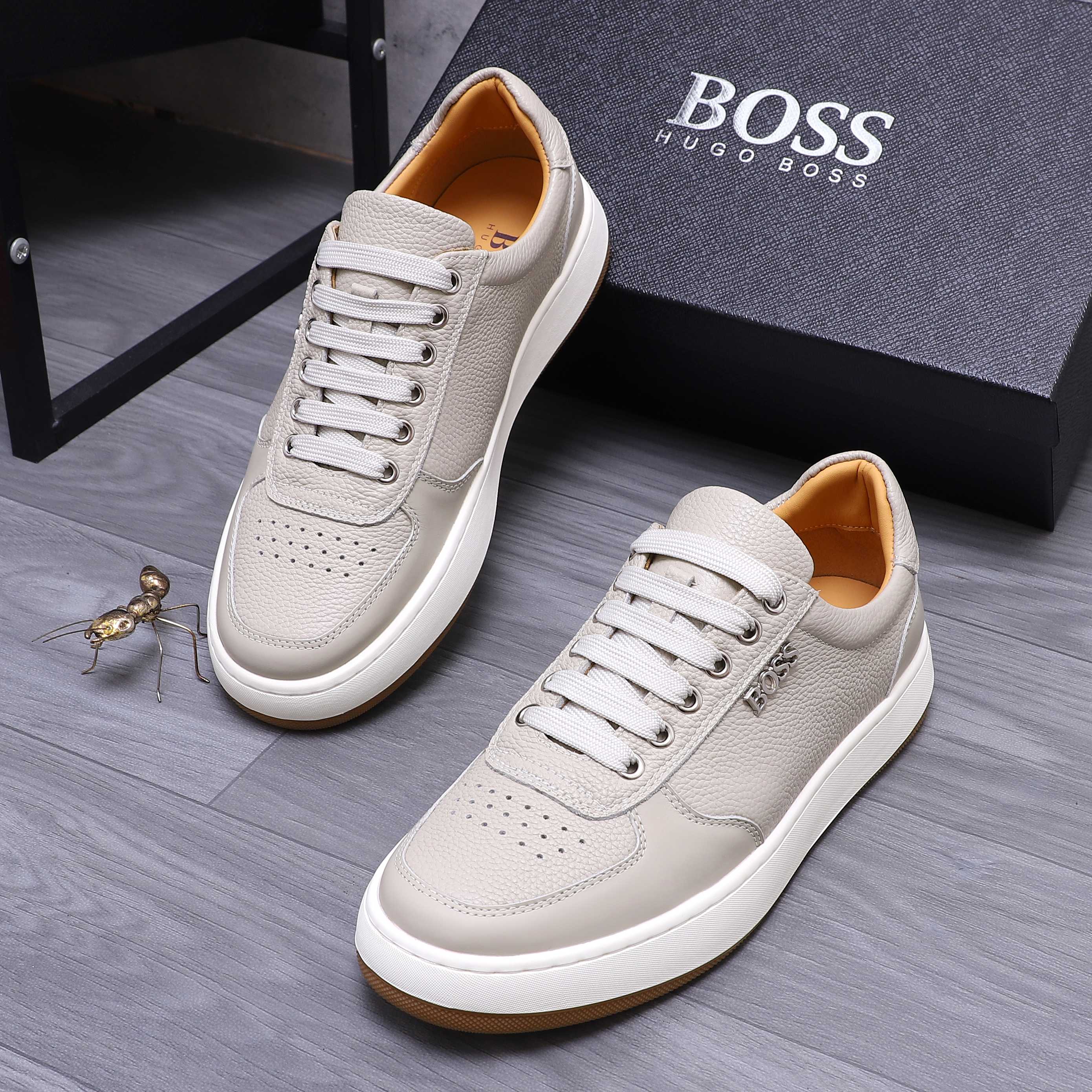 Hugo Boss Men's Leather Casual Sneakers - Stylish Comfort, Sizes 38-45 4 a1745304090065 5482