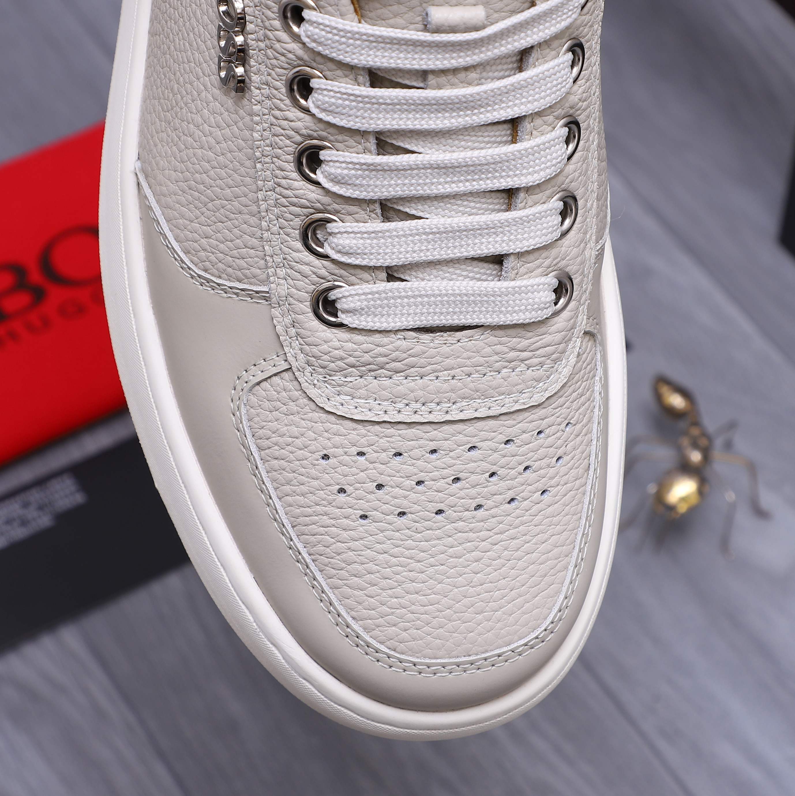 Hugo Boss Men's Leather Casual Sneakers - Stylish Comfort, Sizes 38-45 9 a1745304092058 0183