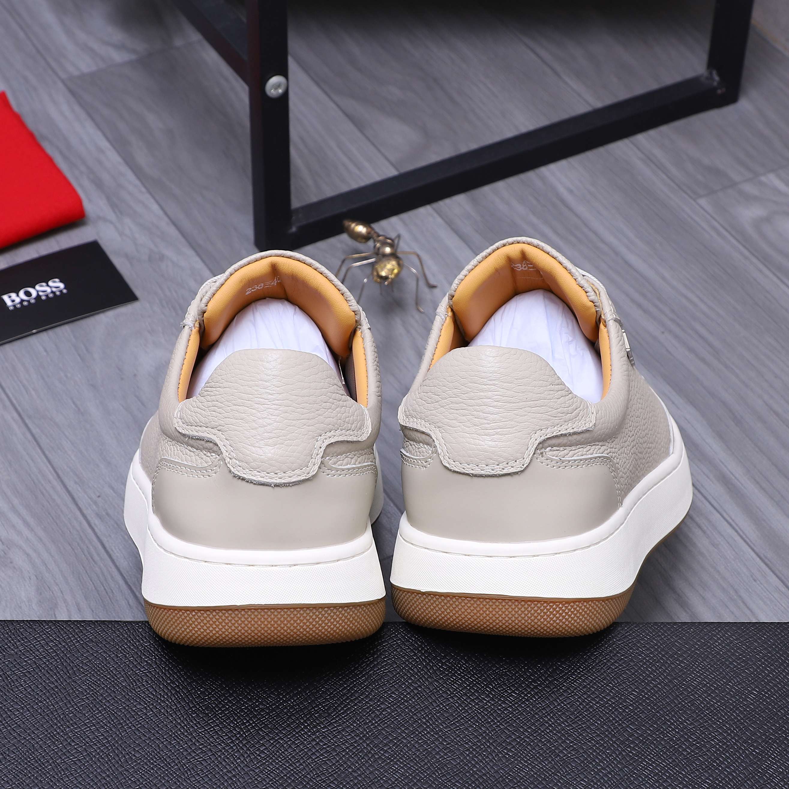 Hugo Boss Men's Leather Casual Sneakers - Stylish Comfort, Sizes 38-45 11 a1745304092090 3881