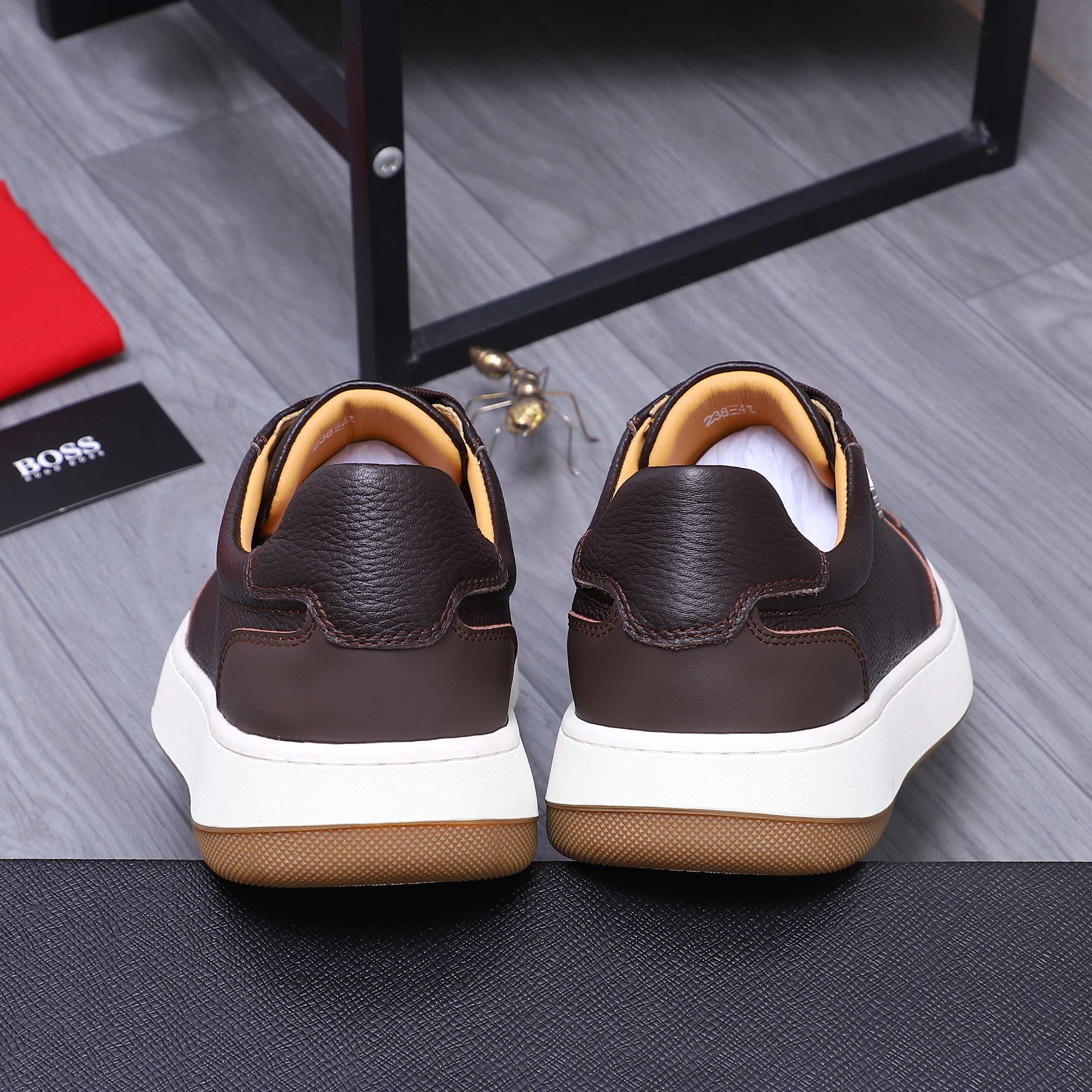 Hugo Boss Men's Leather Casual Sneakers - Stylish Comfort, Sizes 38-45 11 a1745304261139 1175