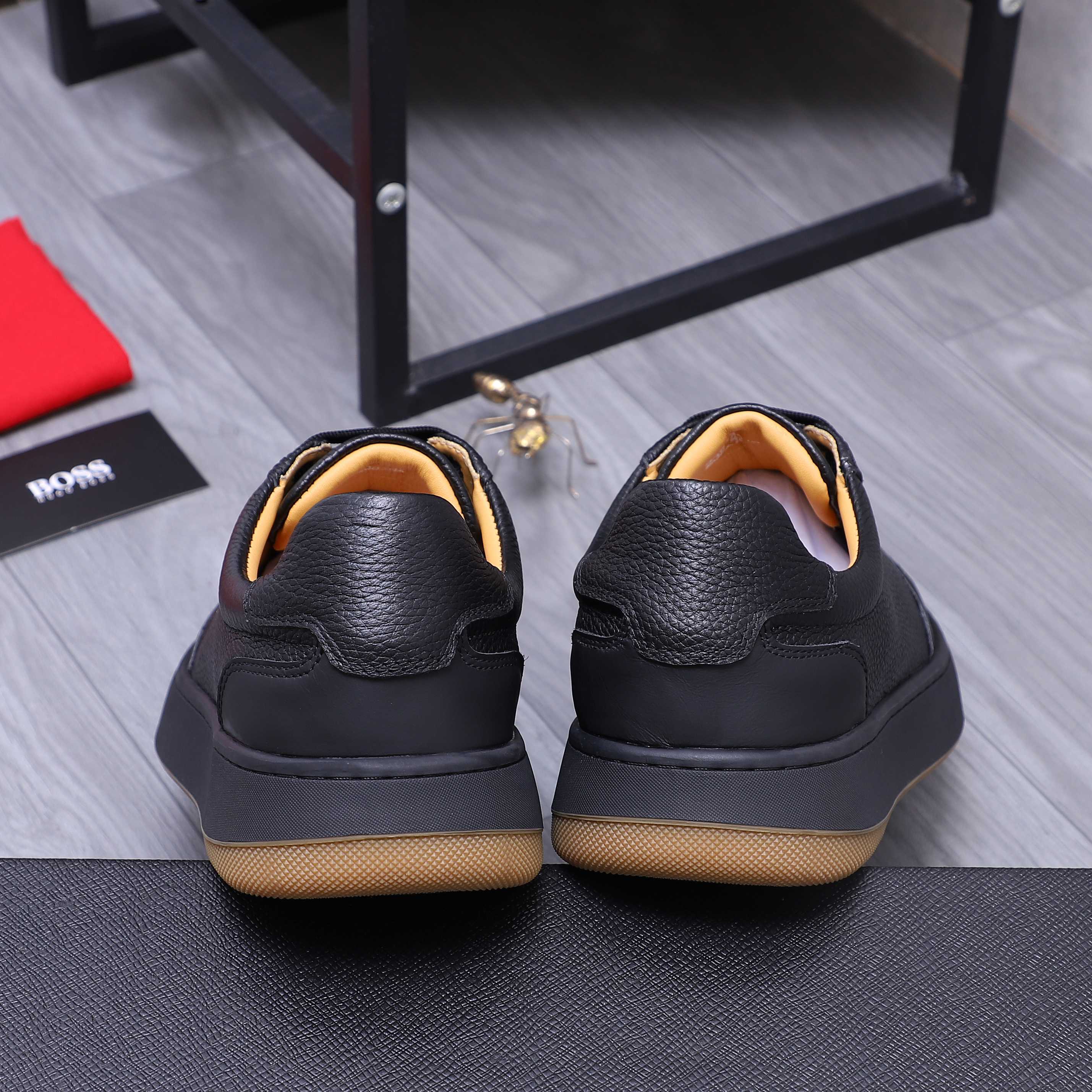 Hugo Boss Men's Leather Casual Sneakers - Stylish Comfort, Sizes 38-45 11 a1745304658390 6787