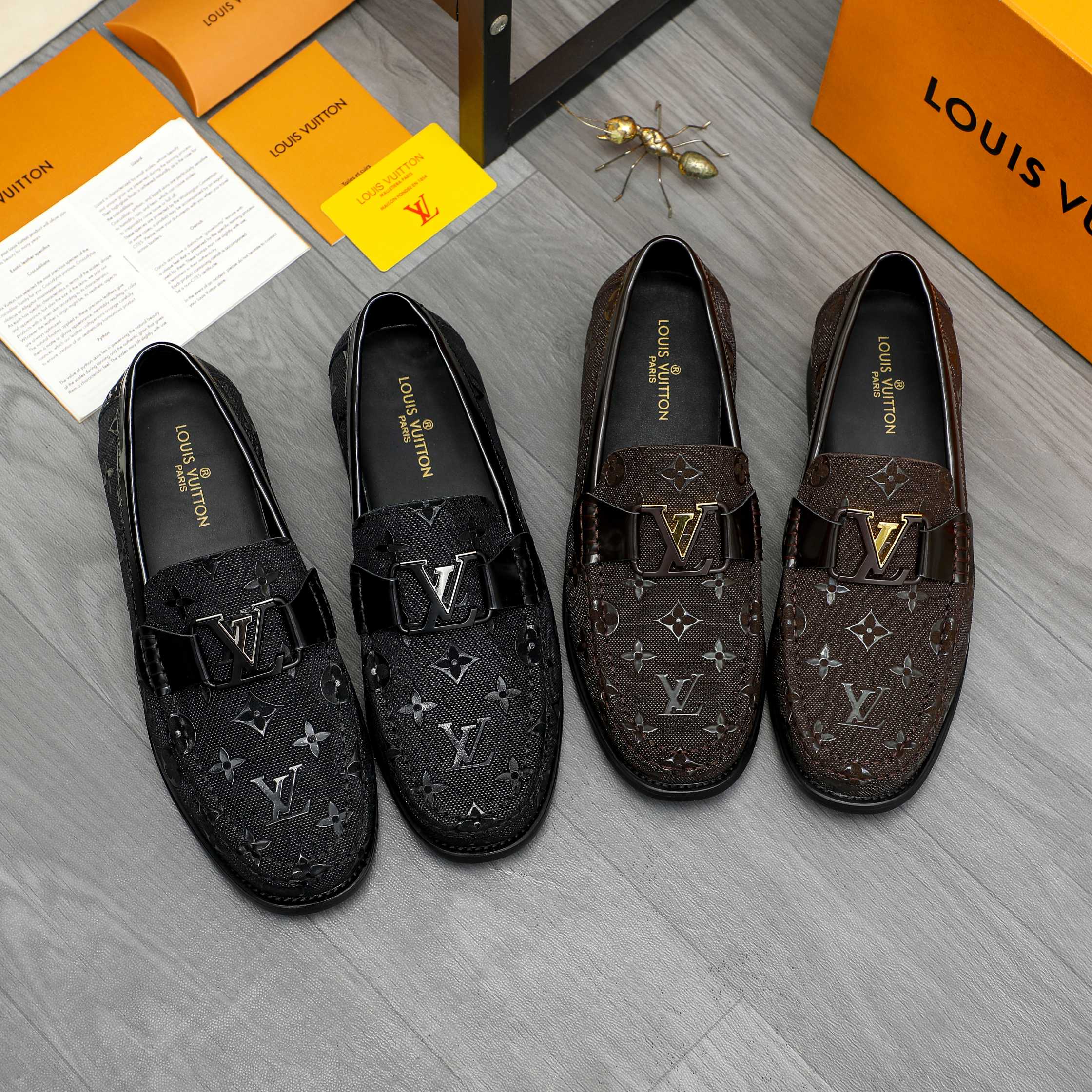 LV : 39-45 45 Louis Vuitton Scarpe in pelle Scarpe pelle