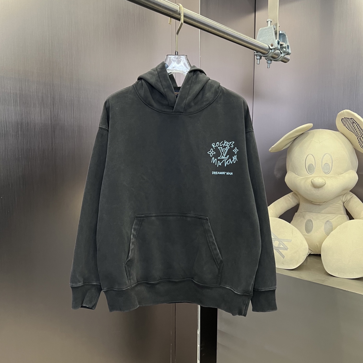 Louis Vuitton Vintage Stijl Hoodie - Unisex - Comfortabele Oversized Pasvorm
