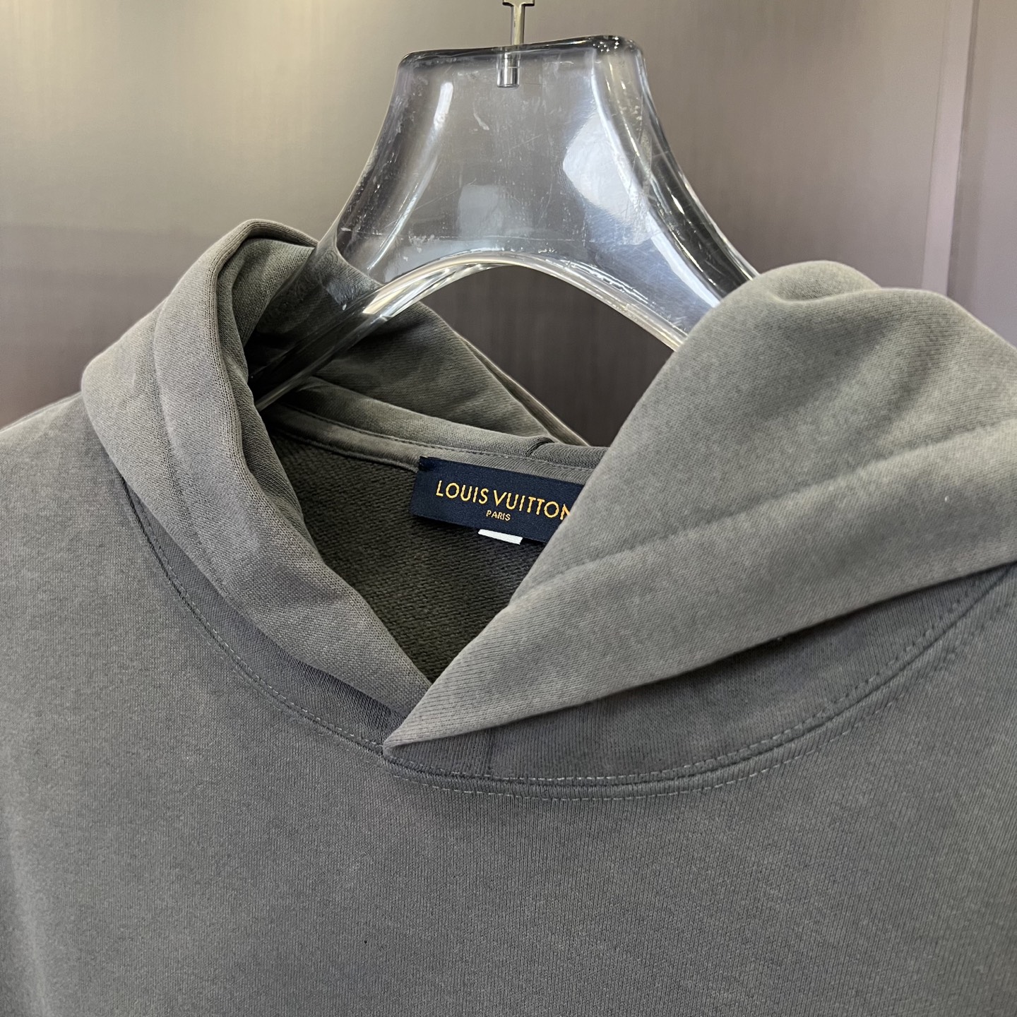 Louis Vuitton Vintage Style Rhinestone Logo Hoodie - Unisex, Relaxed Fit 6 i1754148456930 8321 0 5