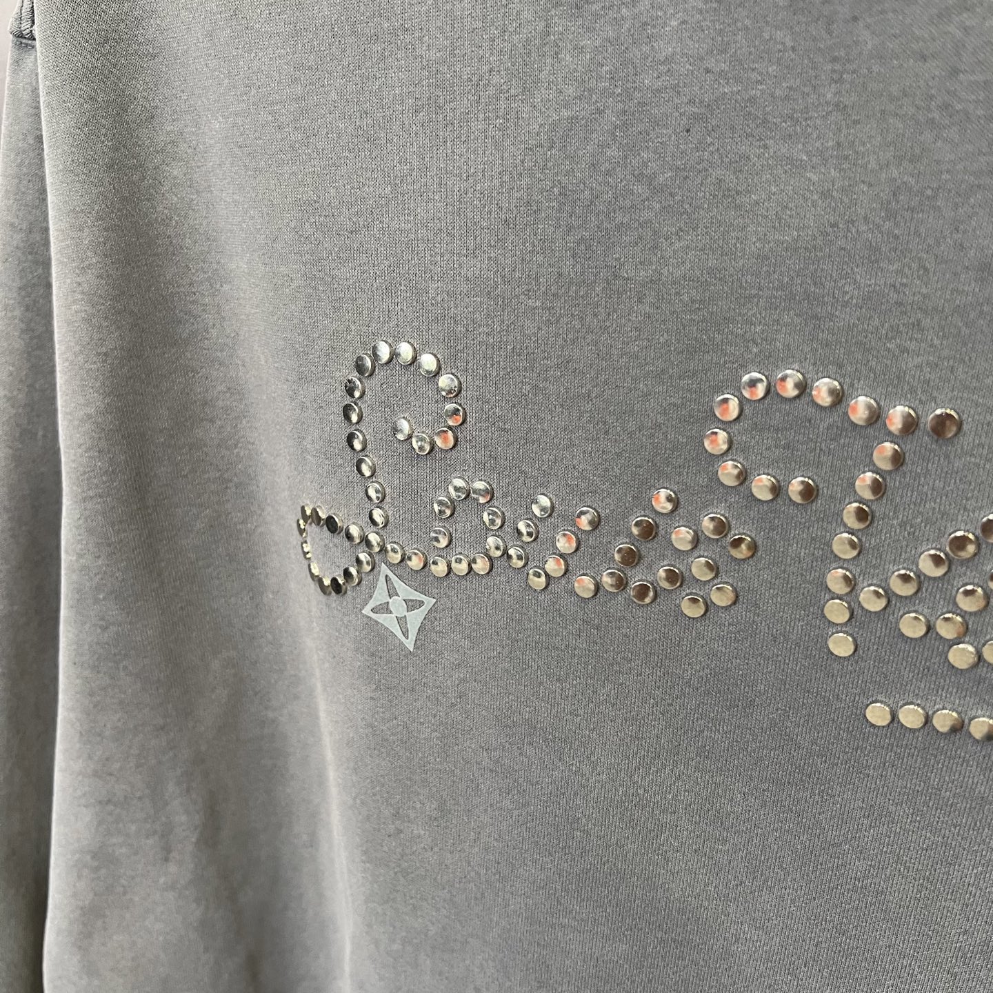 Louis Vuitton Vintage Style Rhinestone Logo Hoodie - Unisex, Relaxed Fit 4 i1754148456960 7233 0 3