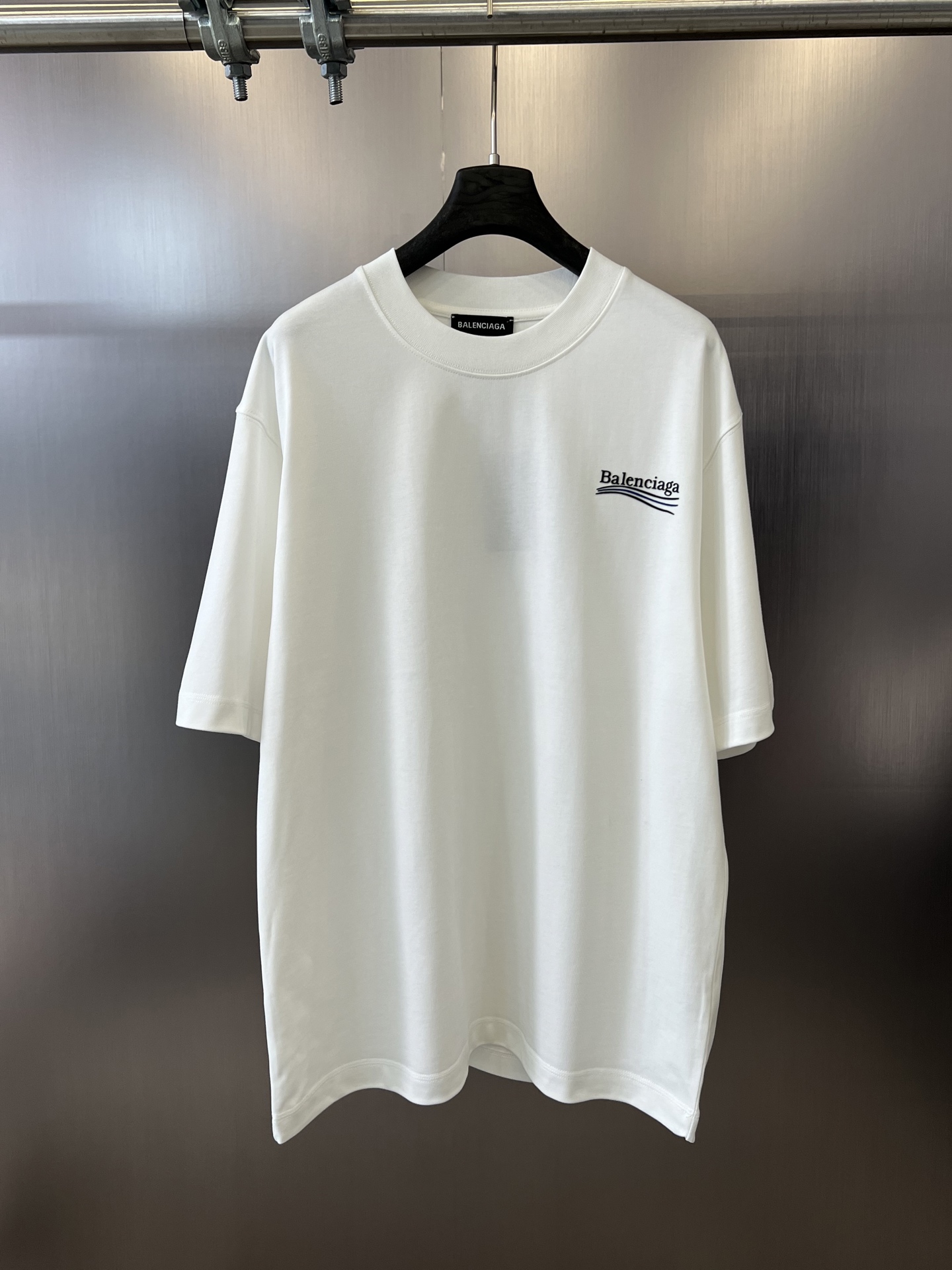 P100 Nuevo 25ss otoño/invierno de Balenciaga, Tejido: 350 gramos de tela pesada de doble hilo Proceso: tres agujas de a…