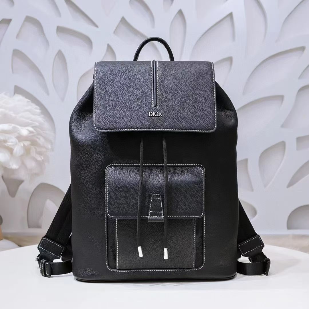 Dior Oblique Backpack Grey Standard everyday