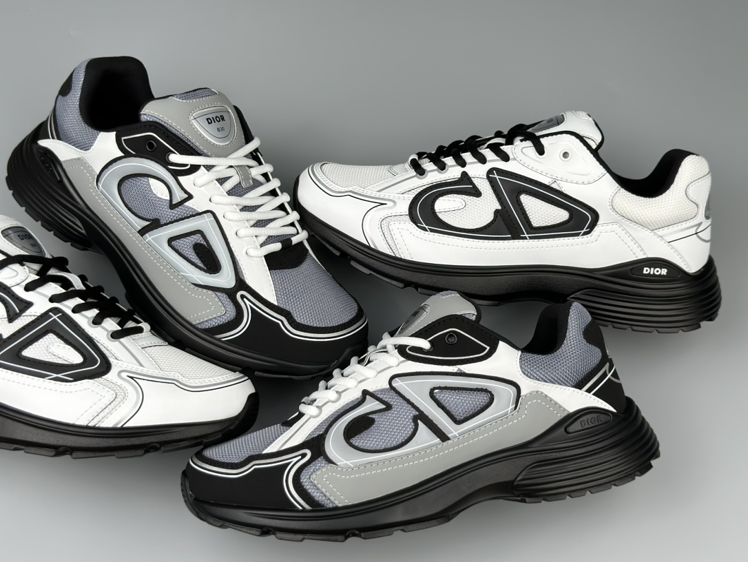 Dior B30 Two-Tone Sneakers - Matte Materials, Top Quality, Size 36-47 8 i1714152395 4981 1